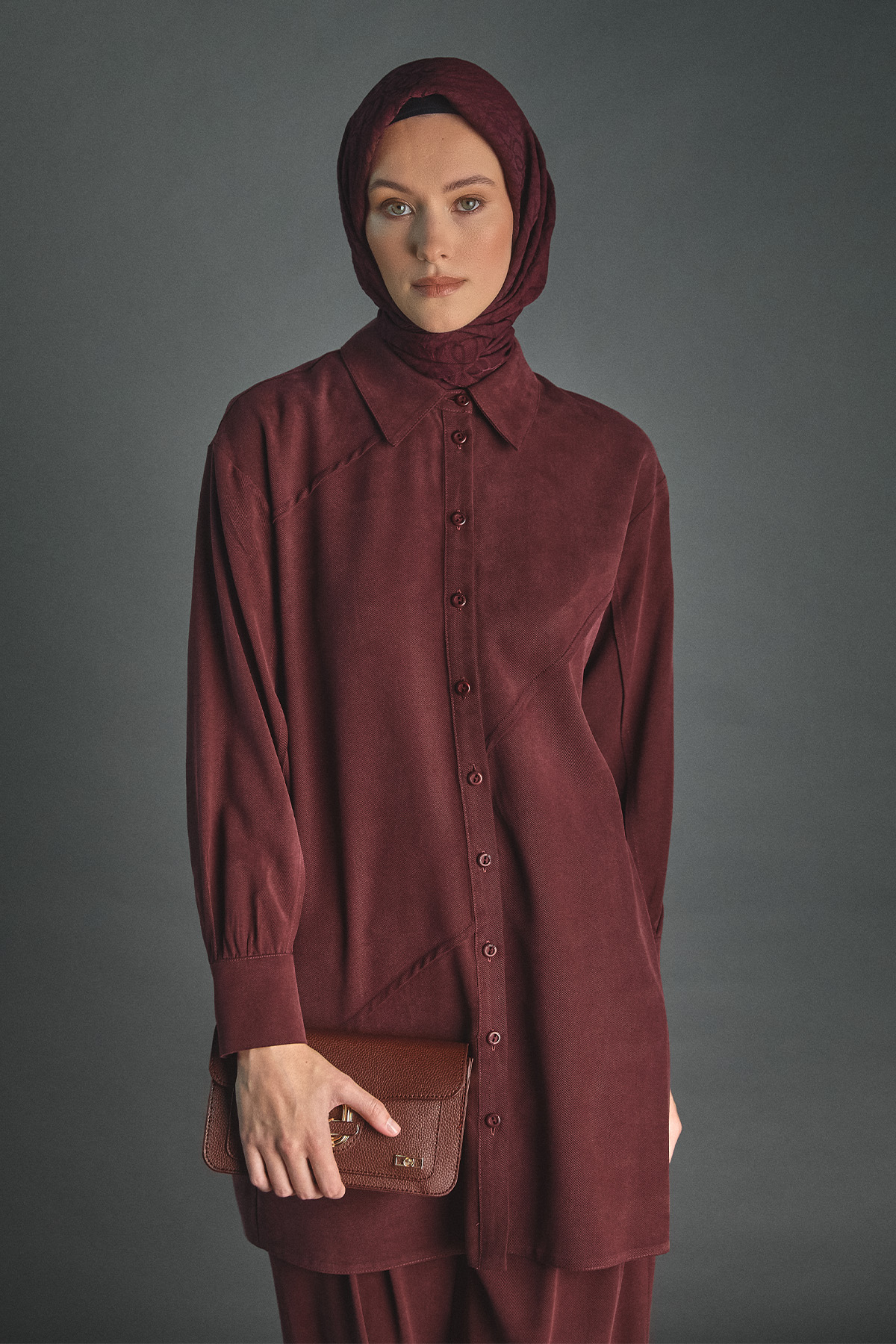 Aller Detaylı Lyocell Tunik