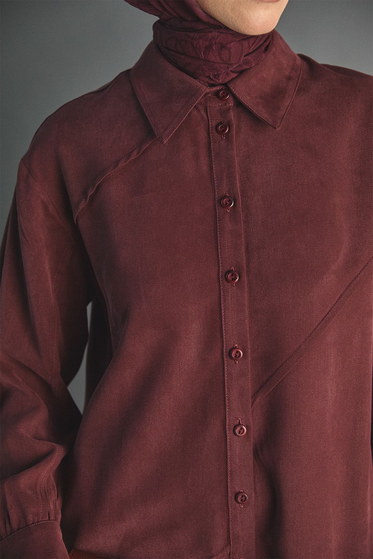 Aller Detaylı Lyocell Tunik