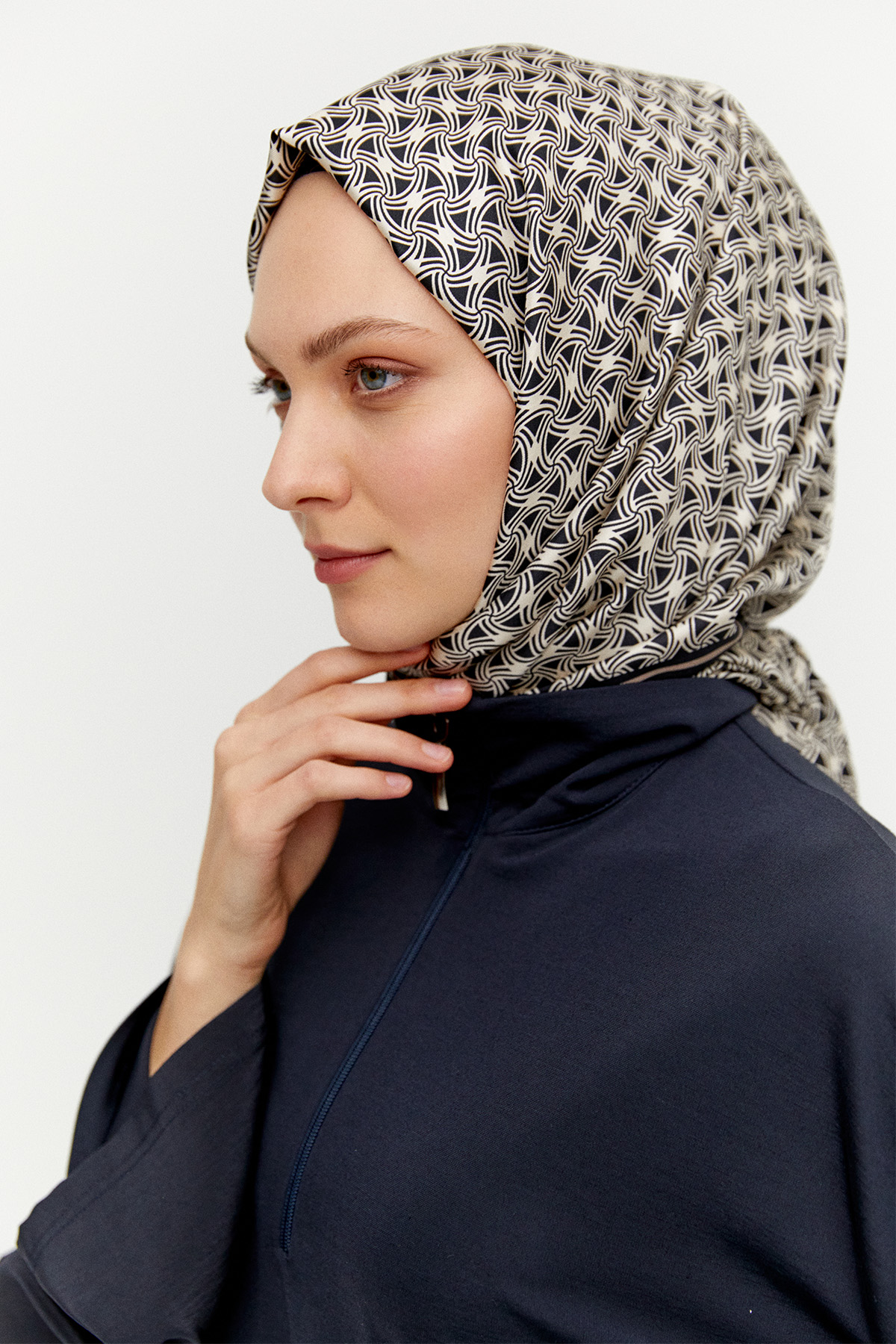 Paraşüt Detaylı Fermuarlı İkili Takım