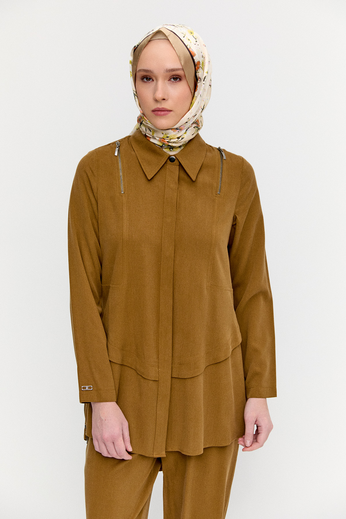 Lyocell Tunik Pantolon Takım, Tesettür Giyim