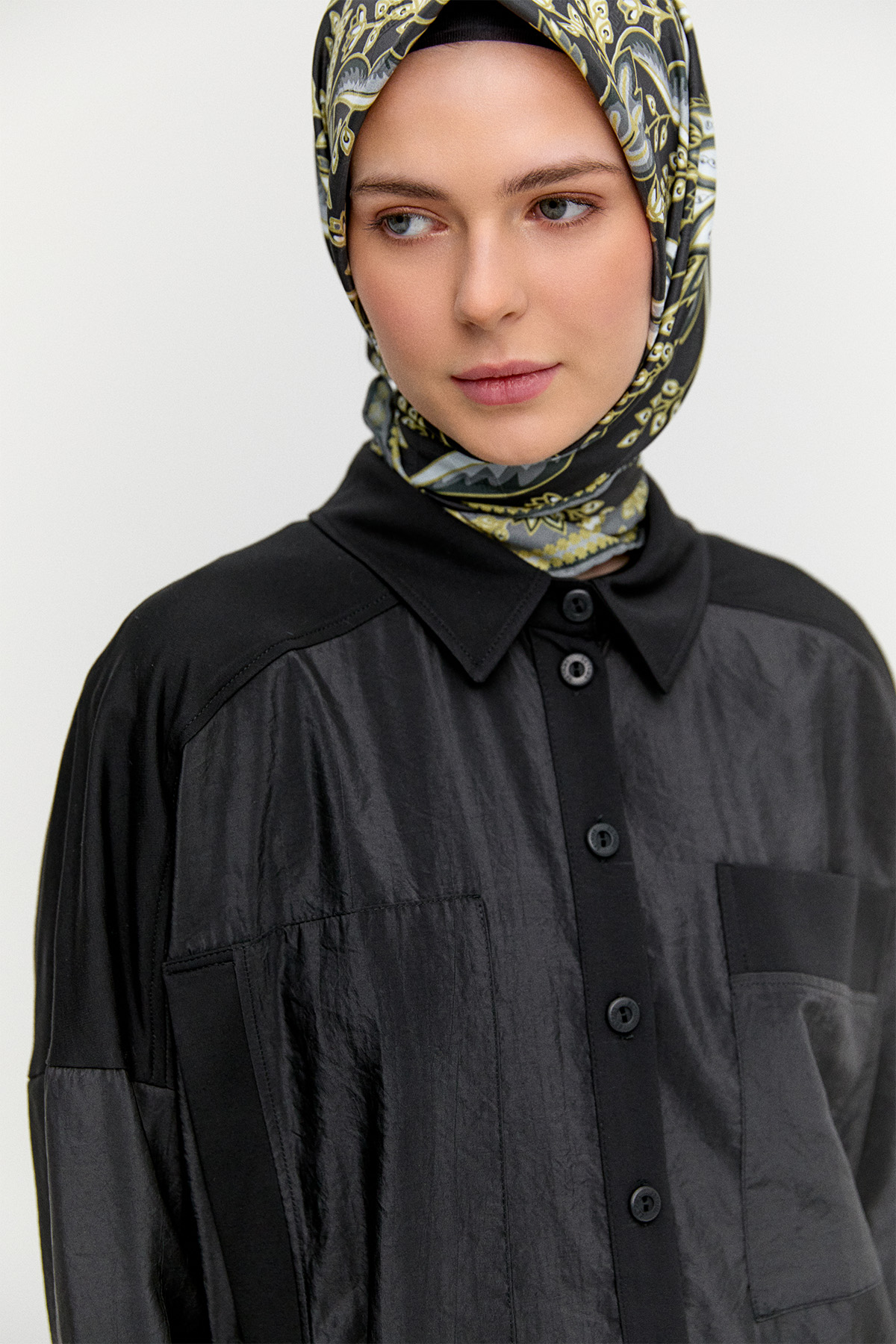 Sandy Detaylı Paraşüt İkili Takım, Tesettür Giyim