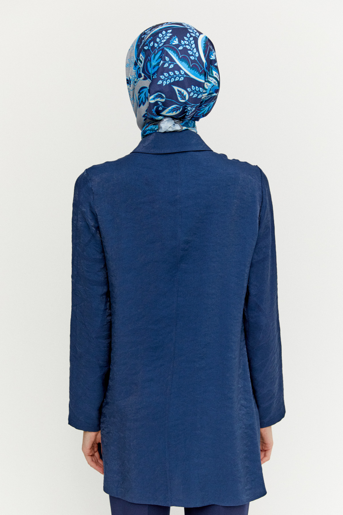 Jakarlı Taş İşlemeli Lyocell Tunik