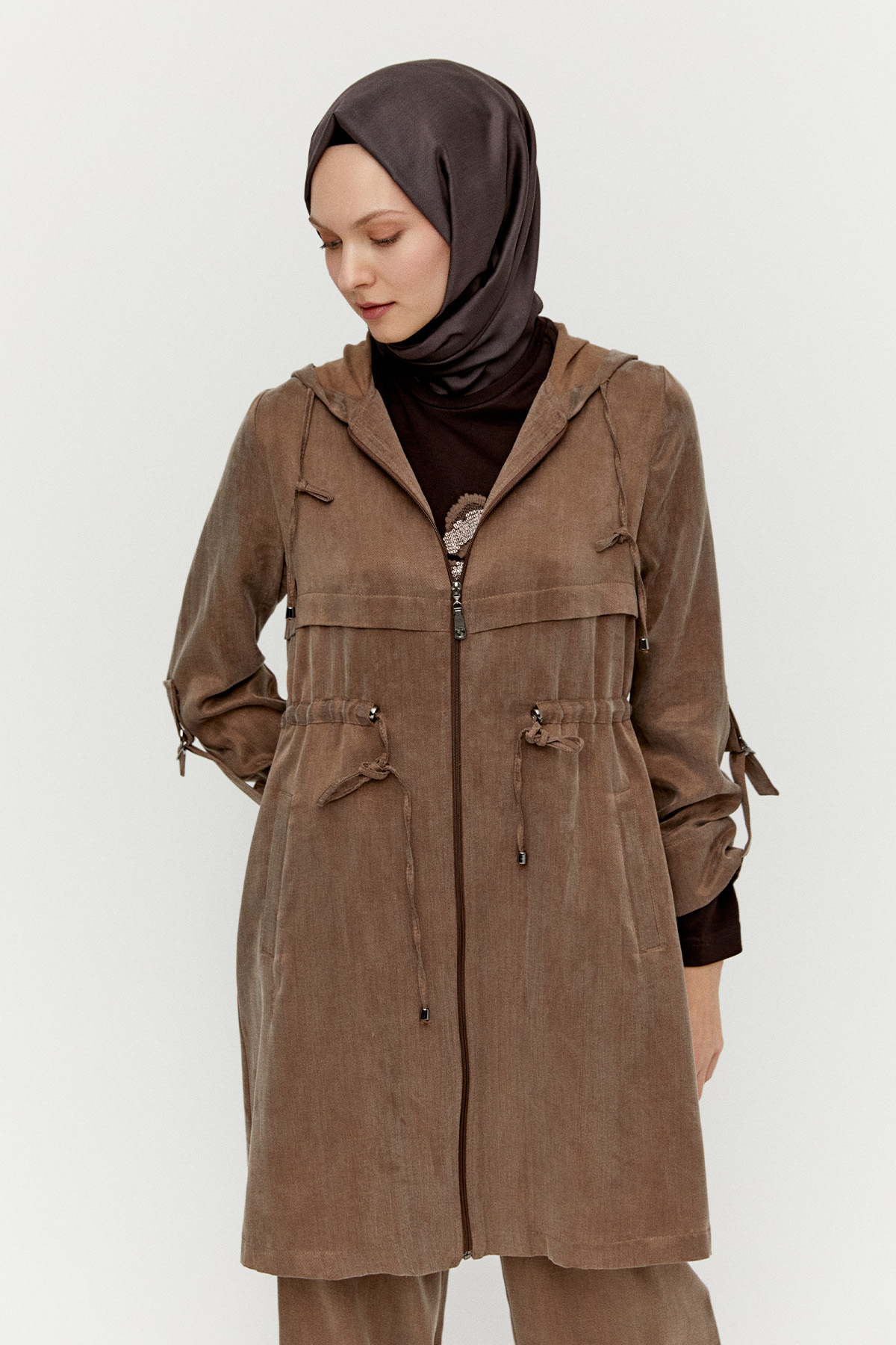 Pamuklu Kapüşonlu 3?lü Set