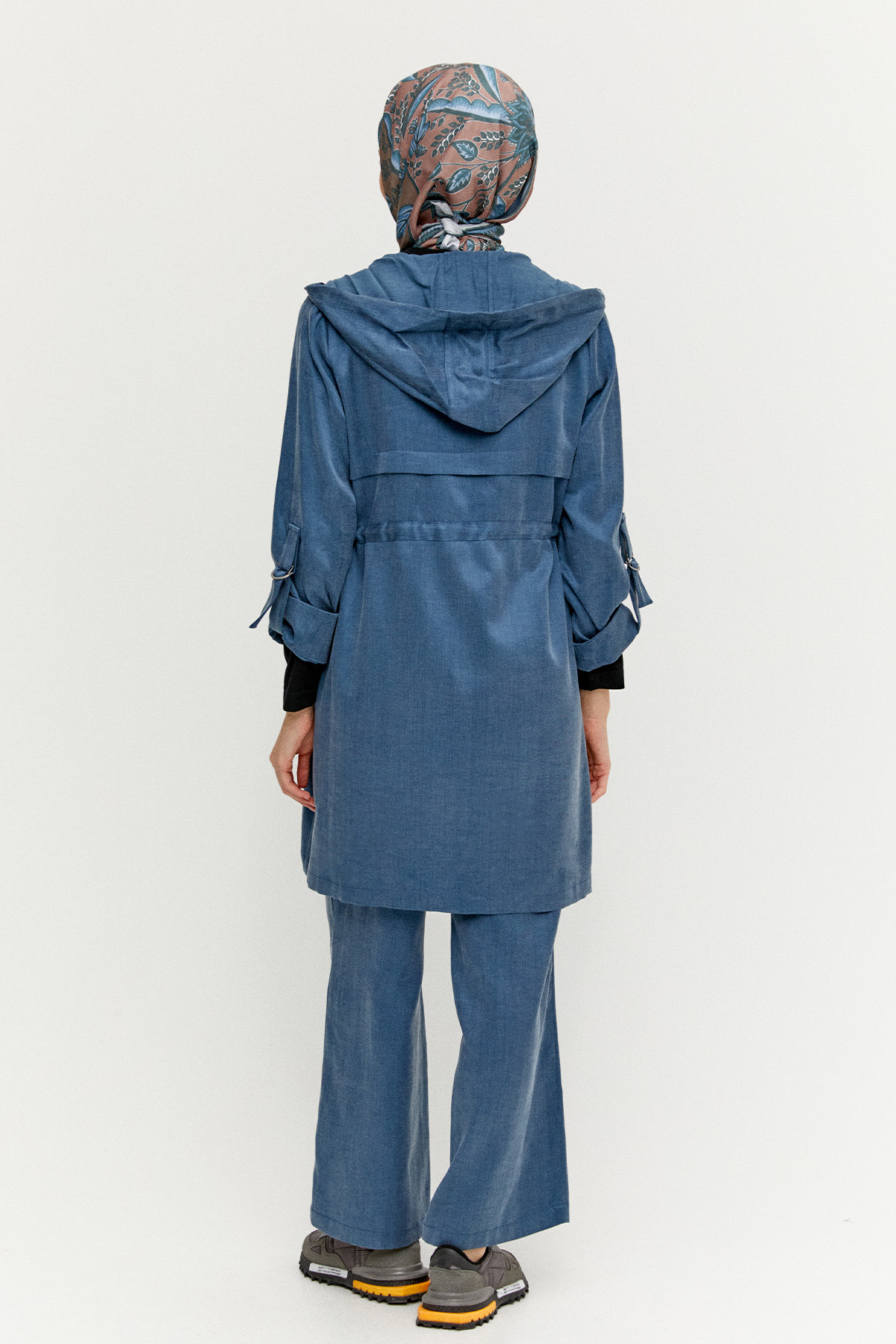 Pamuklu Kapüşonlu 3 Lü Set, Tesettür Giyim