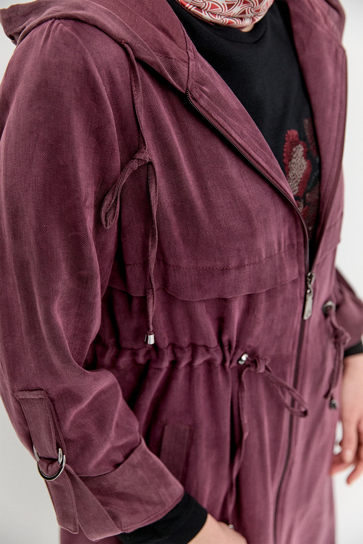 Pamuklu Kapüşonlu 3 Lü Set, Tesettür Giyim