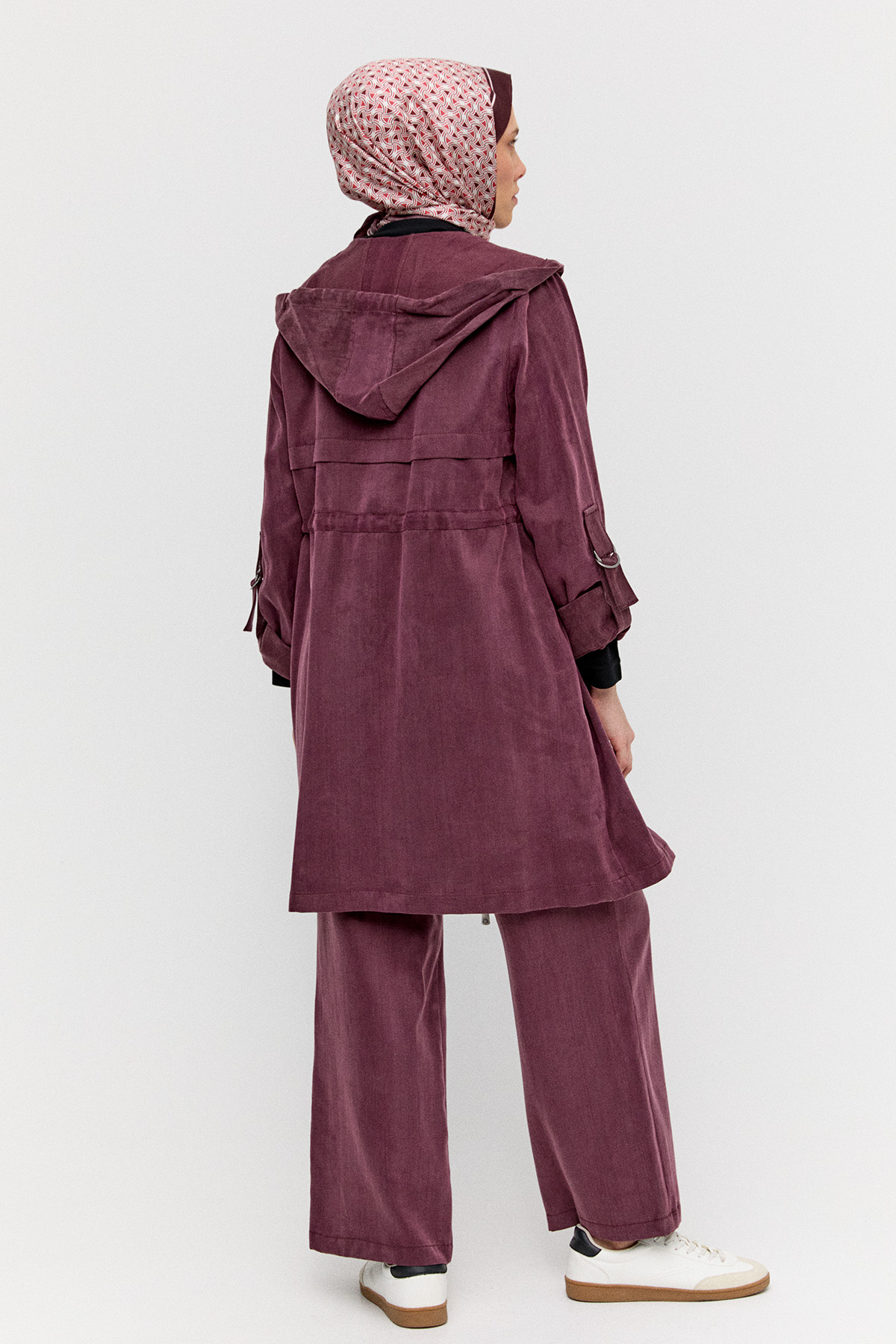 Pamuklu Kapüşonlu 3 Lü Set, Tesettür Giyim