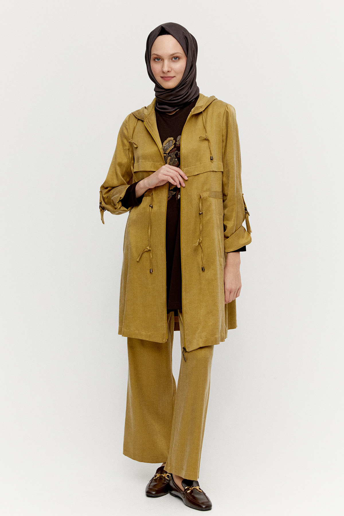 Pamuklu Kapüşonlu 3?lü Set