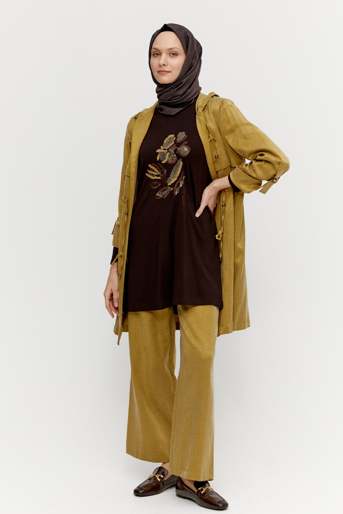 Pamuklu Kapüşonlu 3?lü Set