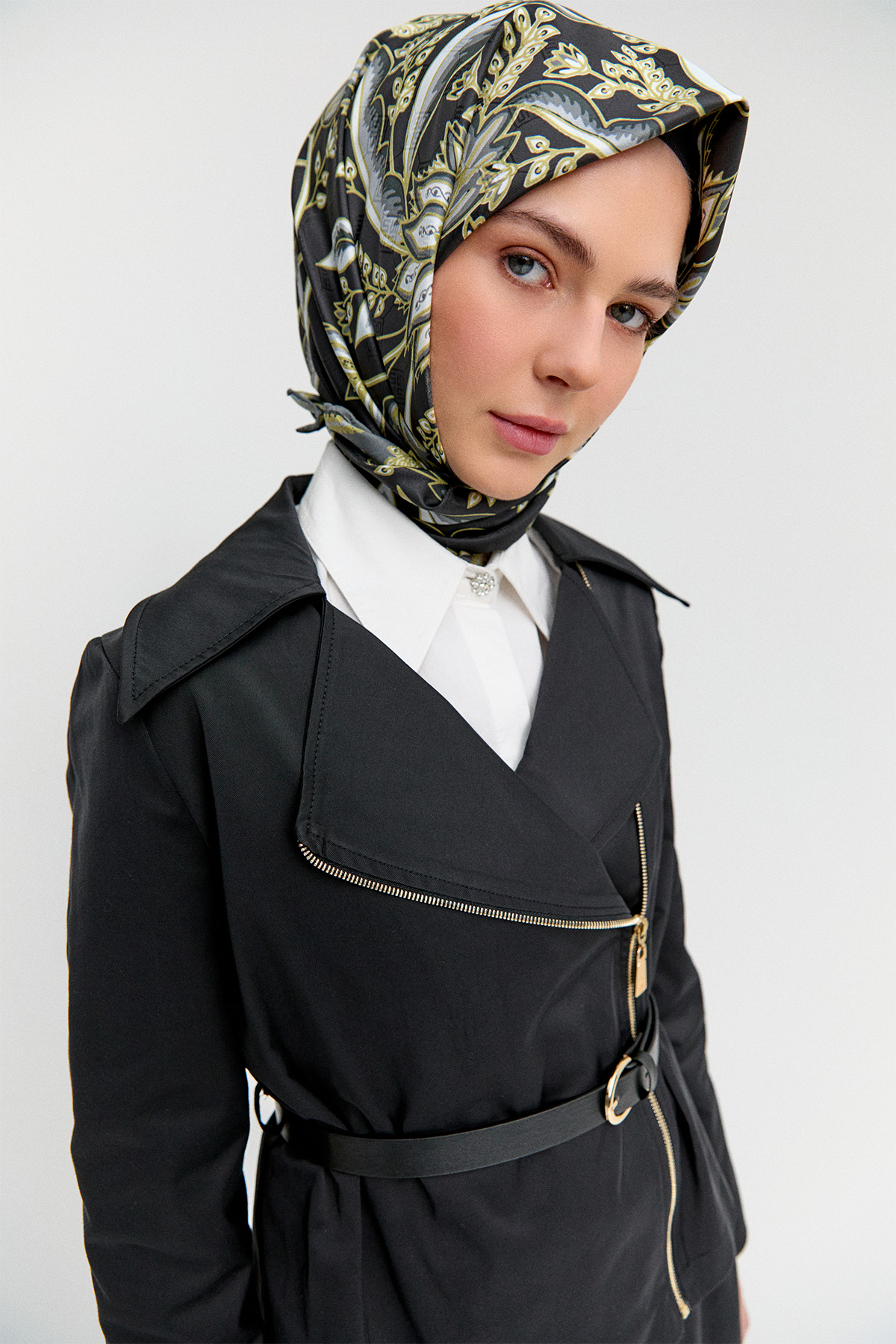 Etek Ceket Pamuk İkili Takım, Tesettür Giyim