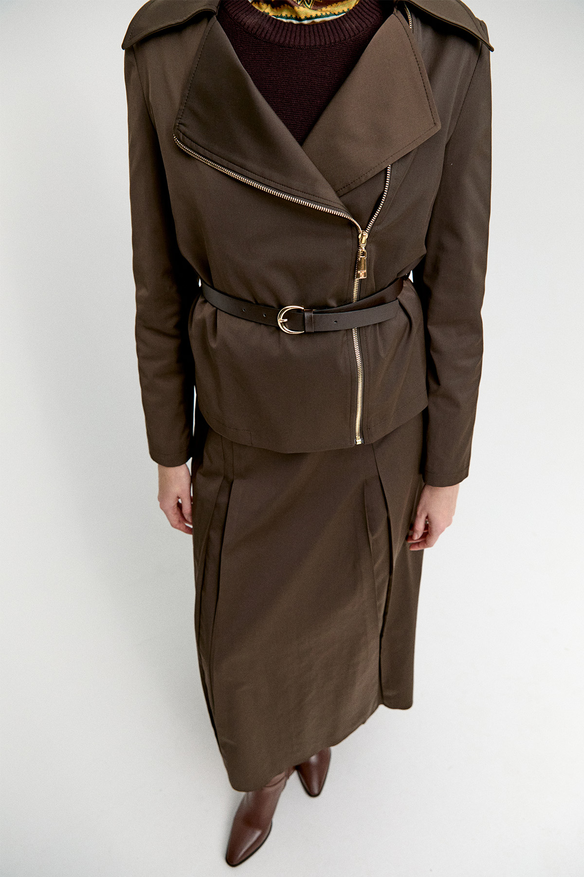 Etek Ceket Pamuk İkili Takım, Tesettür Giyim