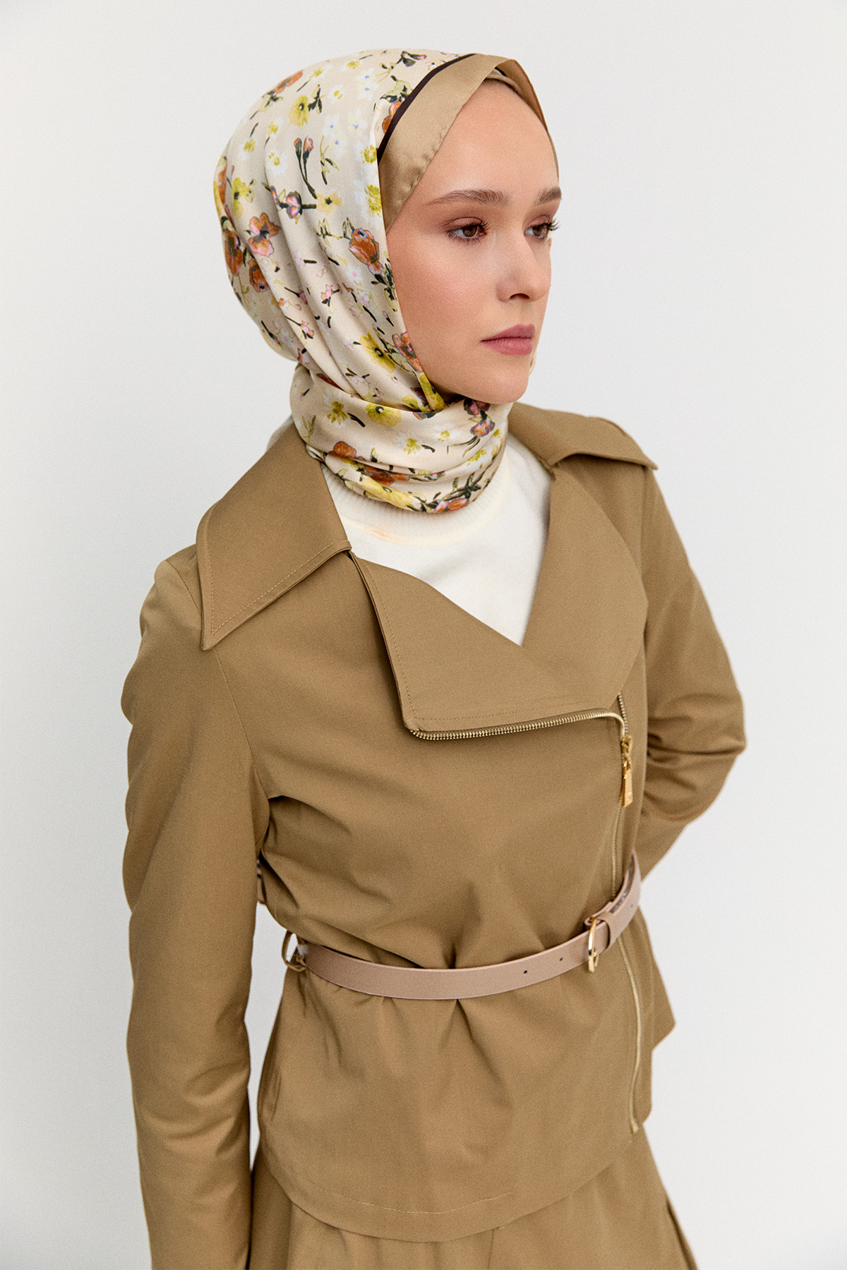 Etek Ceket Pamuk İkili Takım, Tesettür Giyim