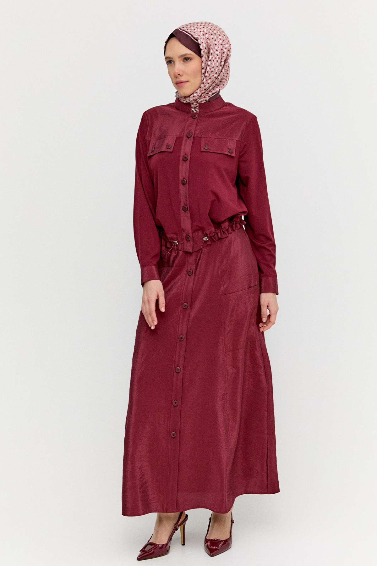 Etekli Paraşüt İkili Takım, Tesettür Giyim