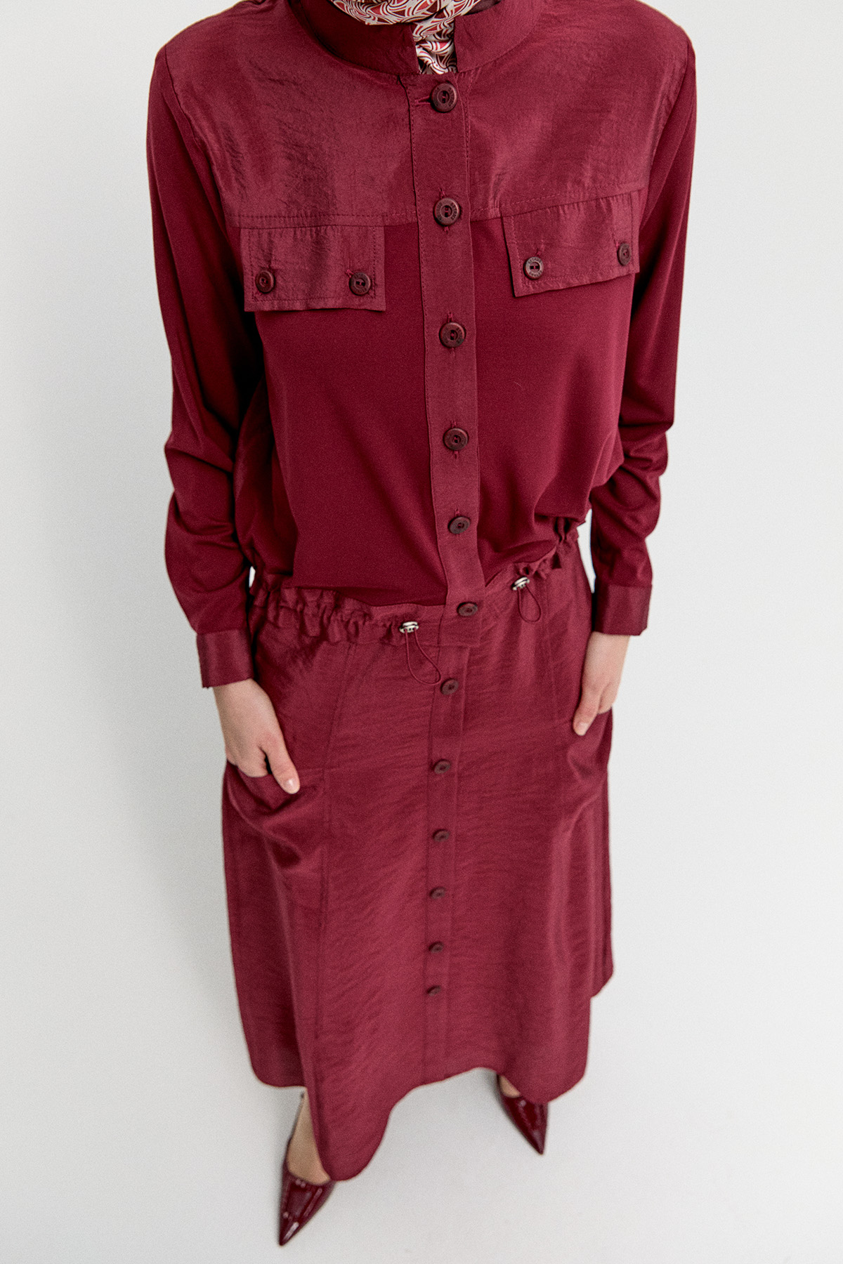 Etekli Paraşüt İkili Takım, Tesettür Giyim