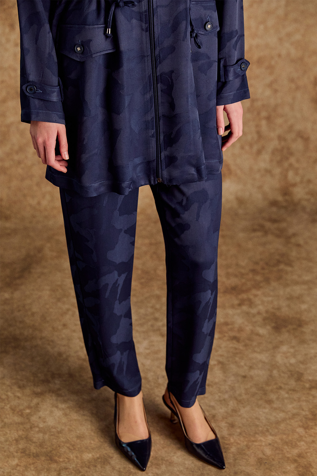 Jakarlı Desenli 3`Lü Takım