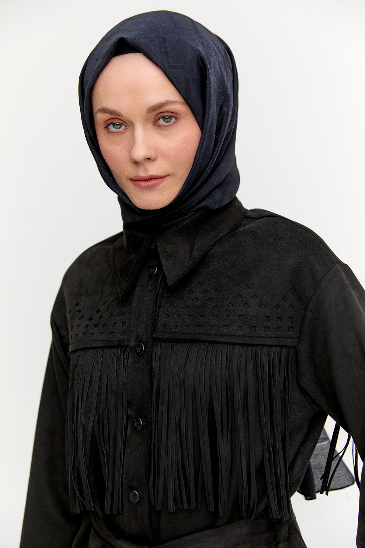 Püsküllü Etnik İkili Takım, Tesettür Giyim