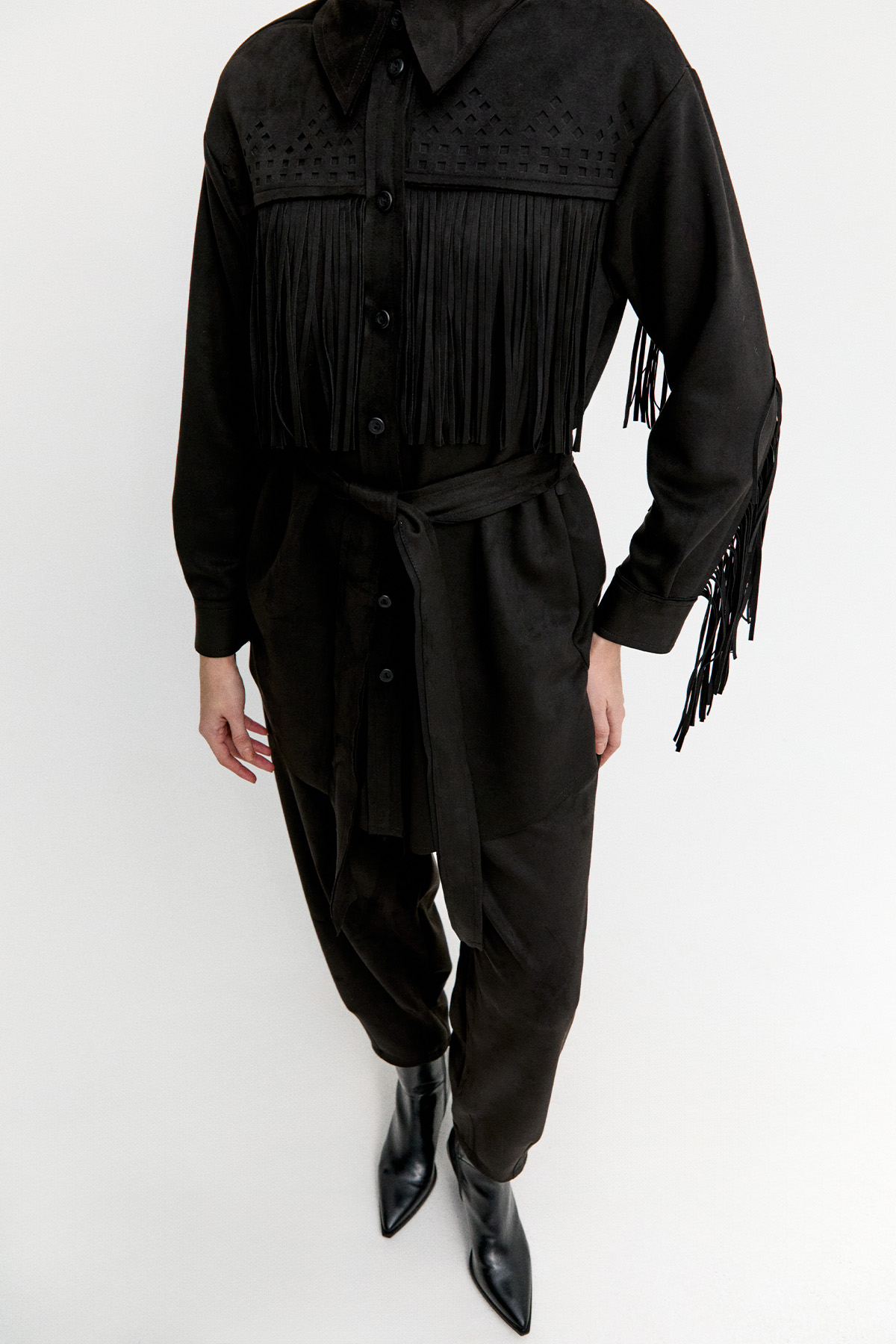 Püsküllü Etnik İkili Takım, Tesettür Giyim