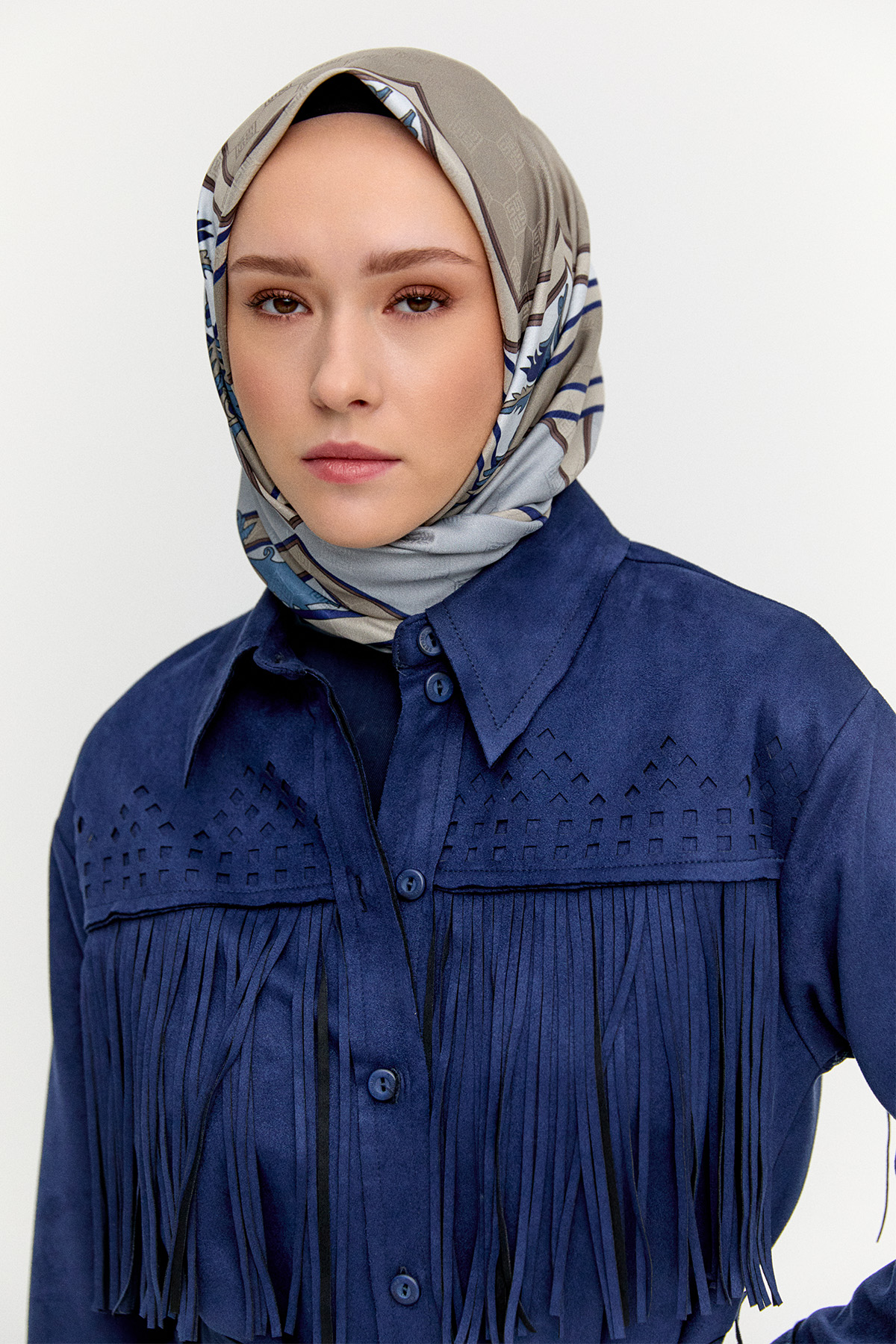 Püsküllü Etnik İkili Takım, Tesettür Giyim