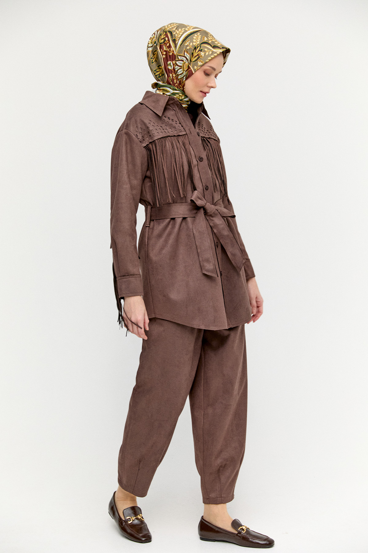 Püsküllü Etnik İkili Takım, Tesettür Giyim