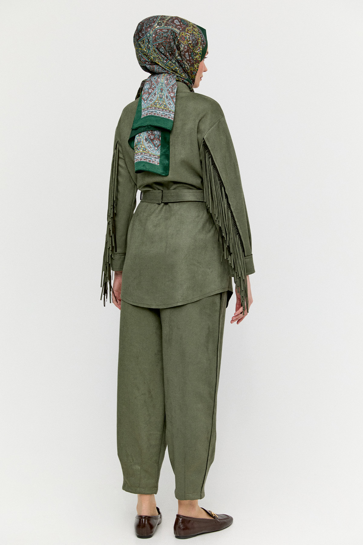 Püsküllü Etnik İkili Takım, Tesettür Giyim