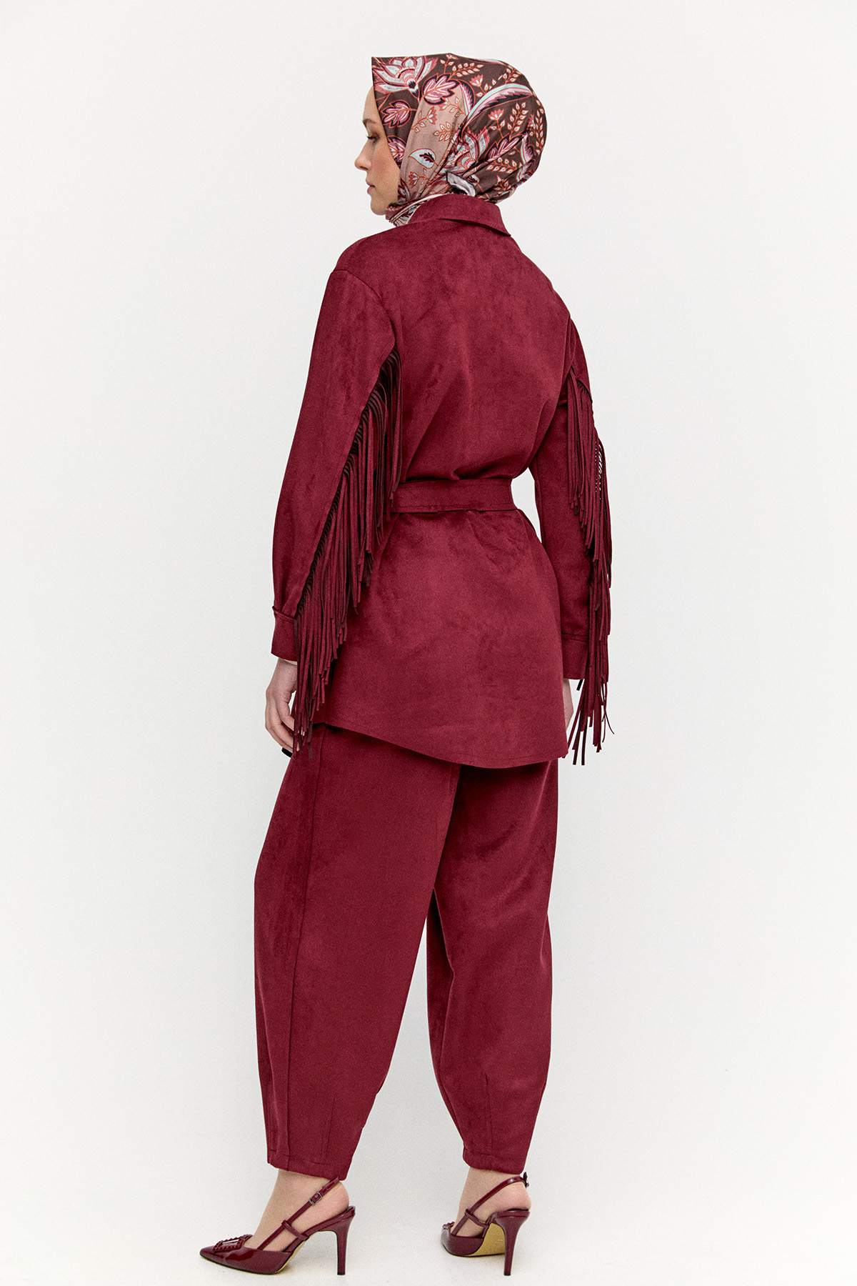 Püsküllü Etnik İkili Takım, Tesettür Giyim