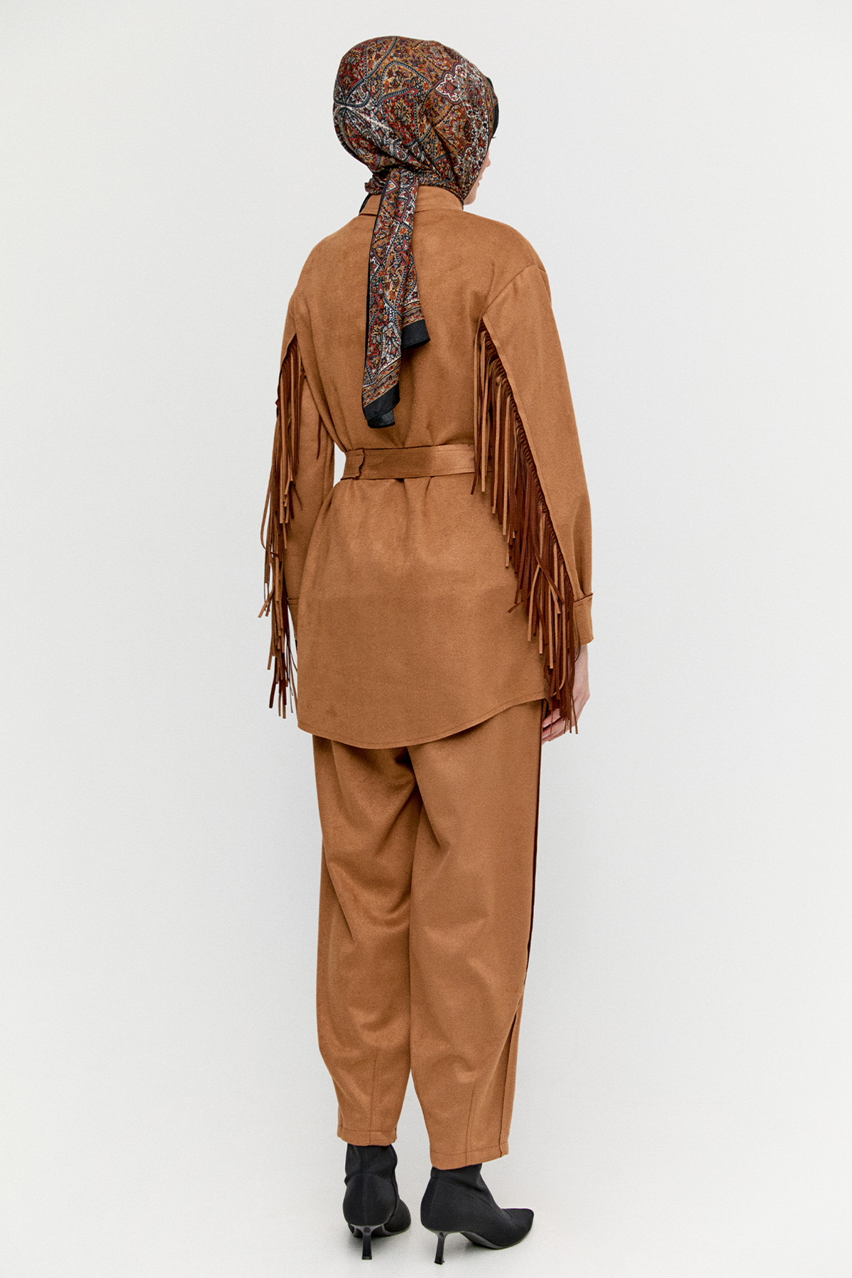 Püsküllü Etnik İkili Takım, Tesettür Giyim