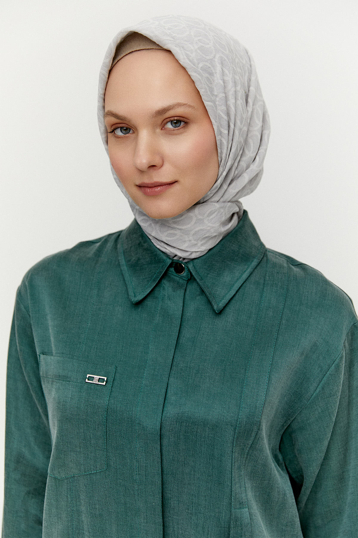 Düğmeli Pamuklu İkili Takım