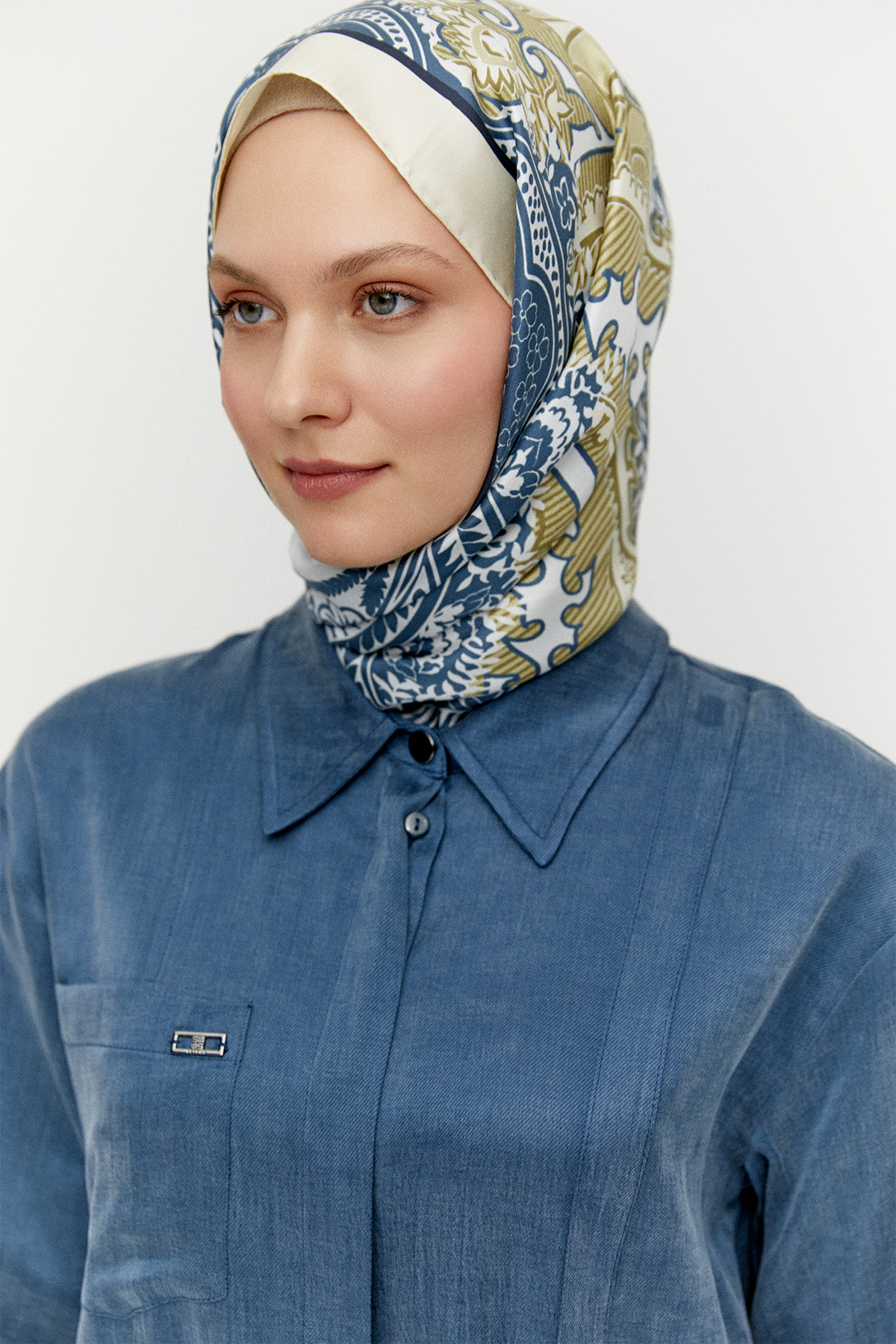 Düğmeli Pamuklu İkili Takım