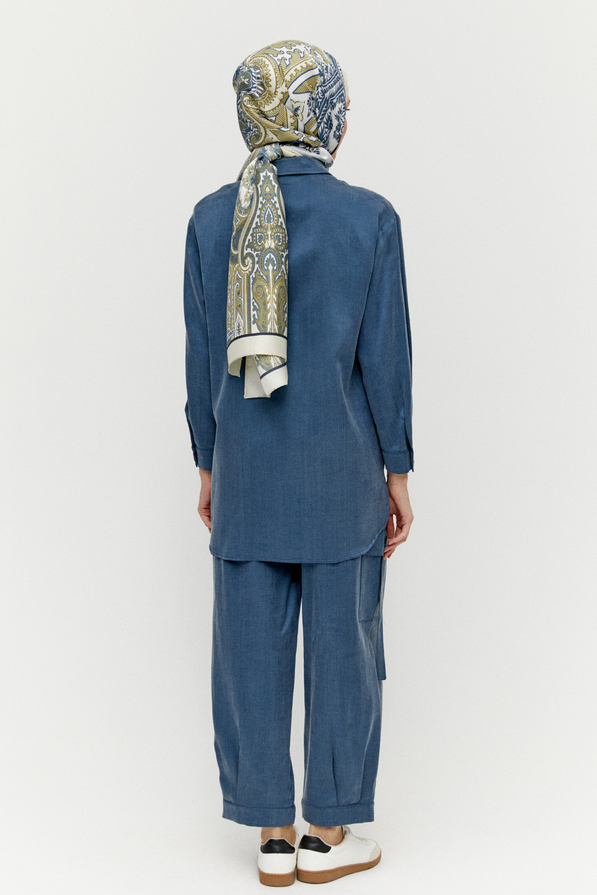 Düğmeli Pamuklu İkili Takım