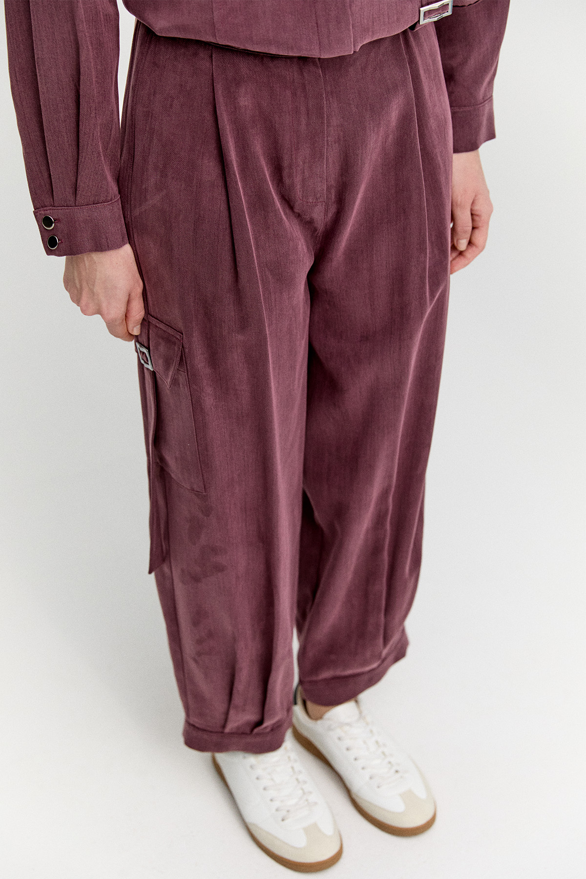 Düğmeli Pamuklu İkili Takım, Tesettür Giyim