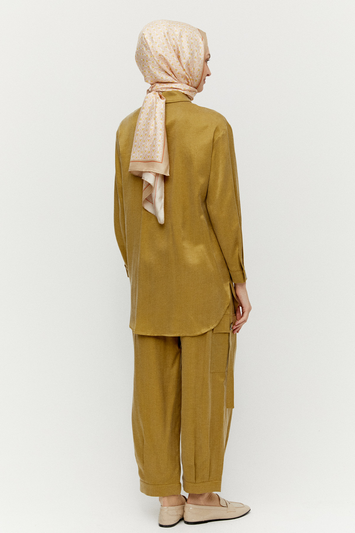 Düğmeli Pamuklu İkili Takım