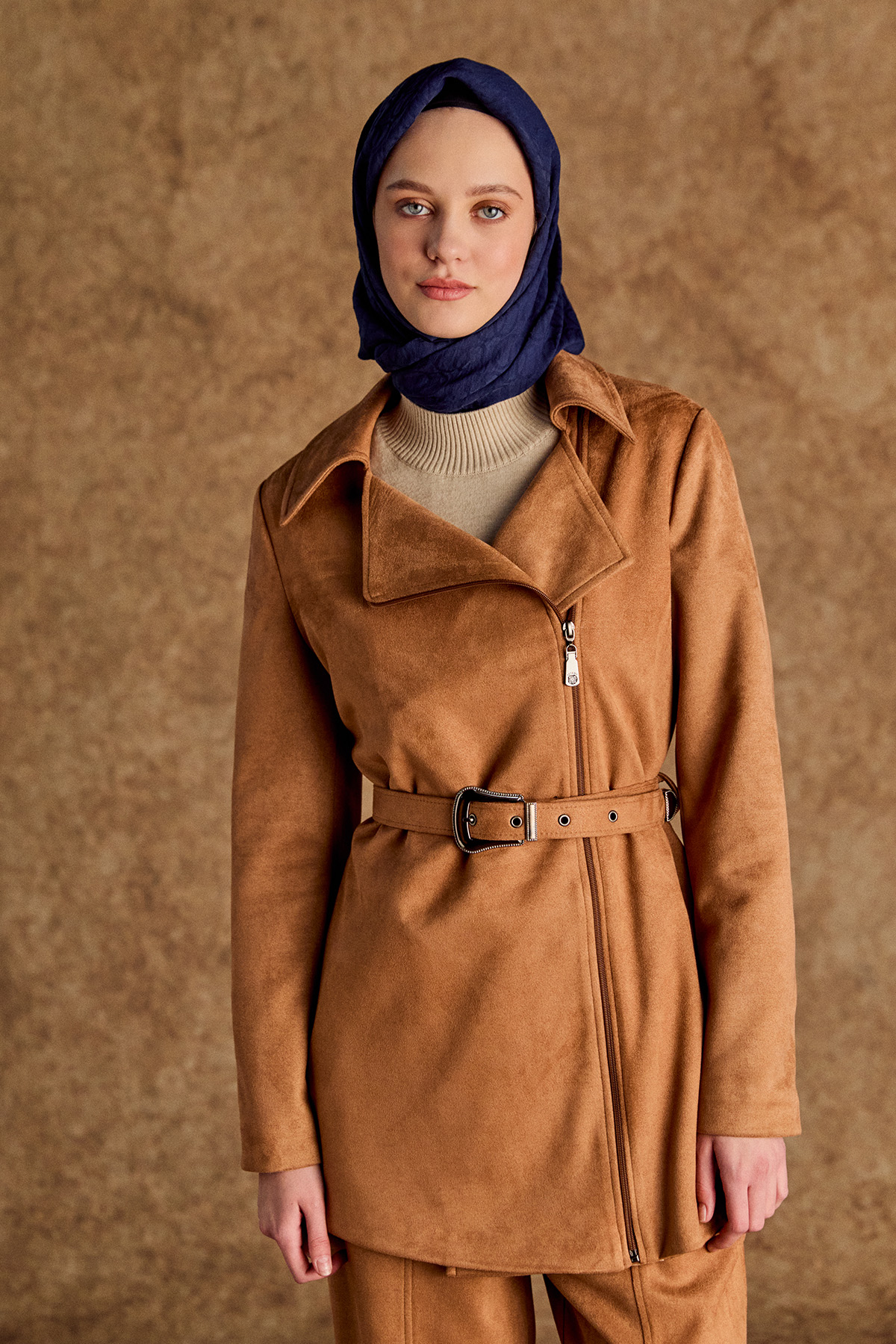 Süs Düğme Detaylı Pamuklu İkili Takım