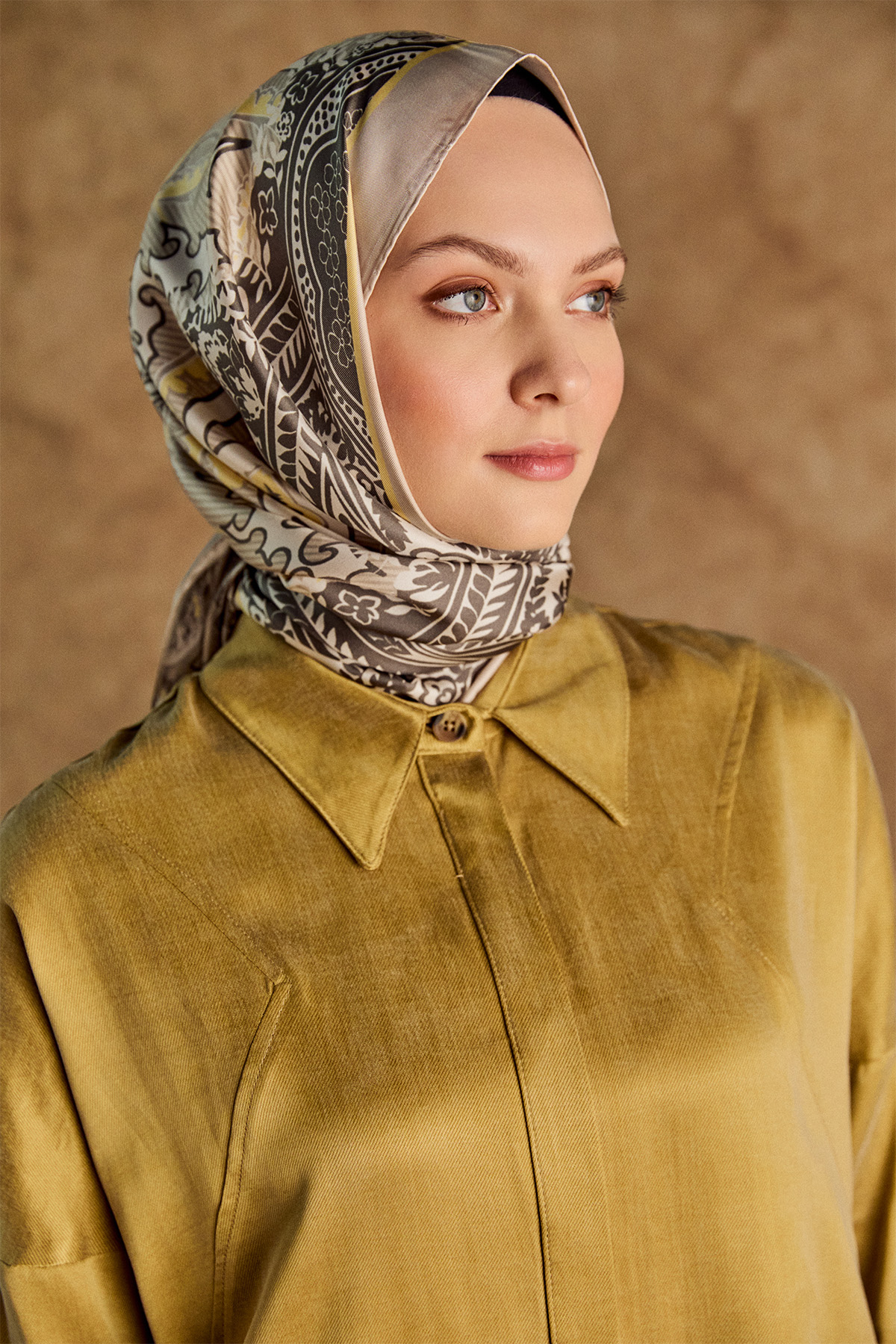 Süs Düğme Detaylı Pamuklu İkili Takım