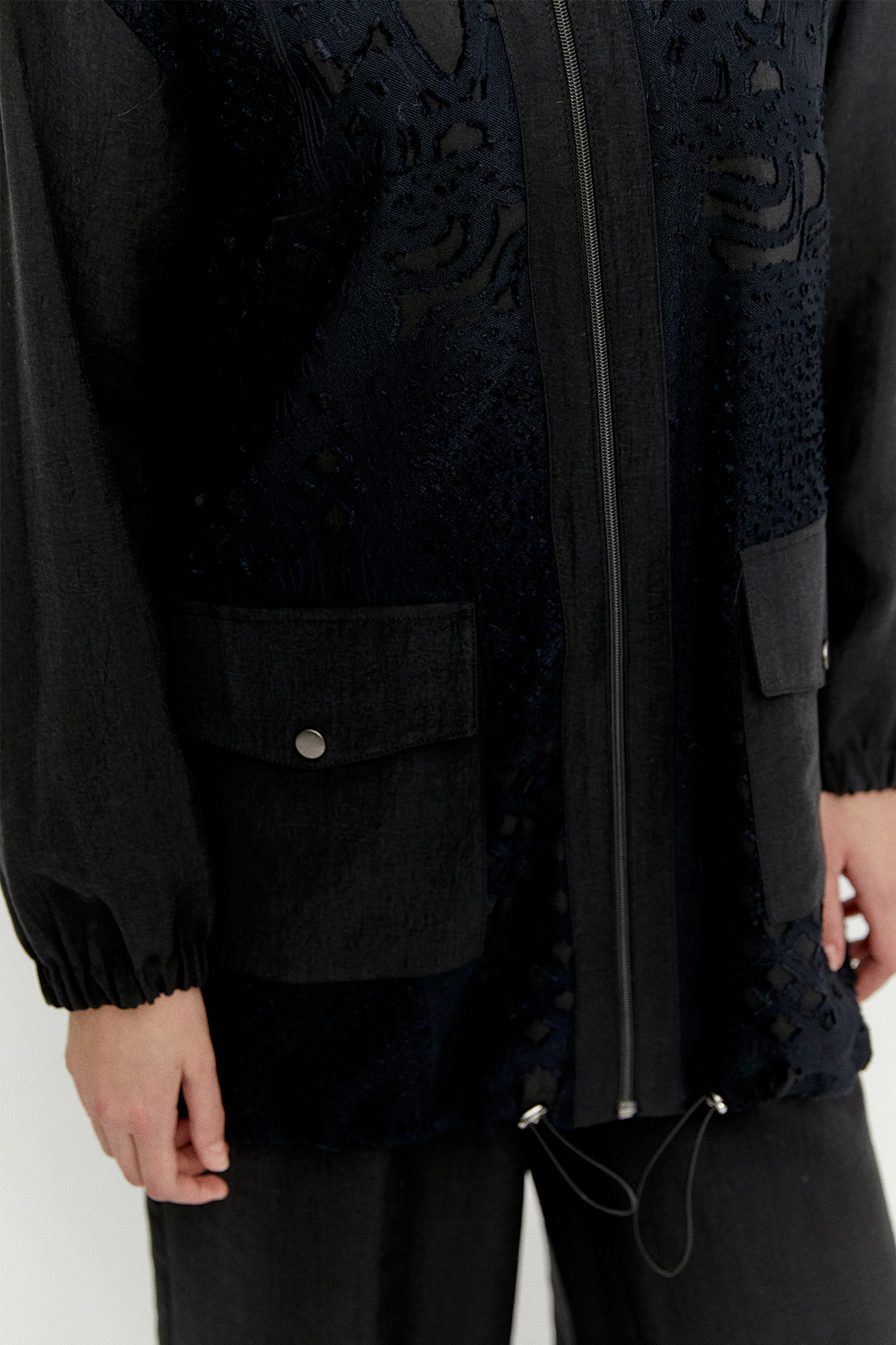 Dokulu Kap Rahat Kesim Pantolon İkili Takım