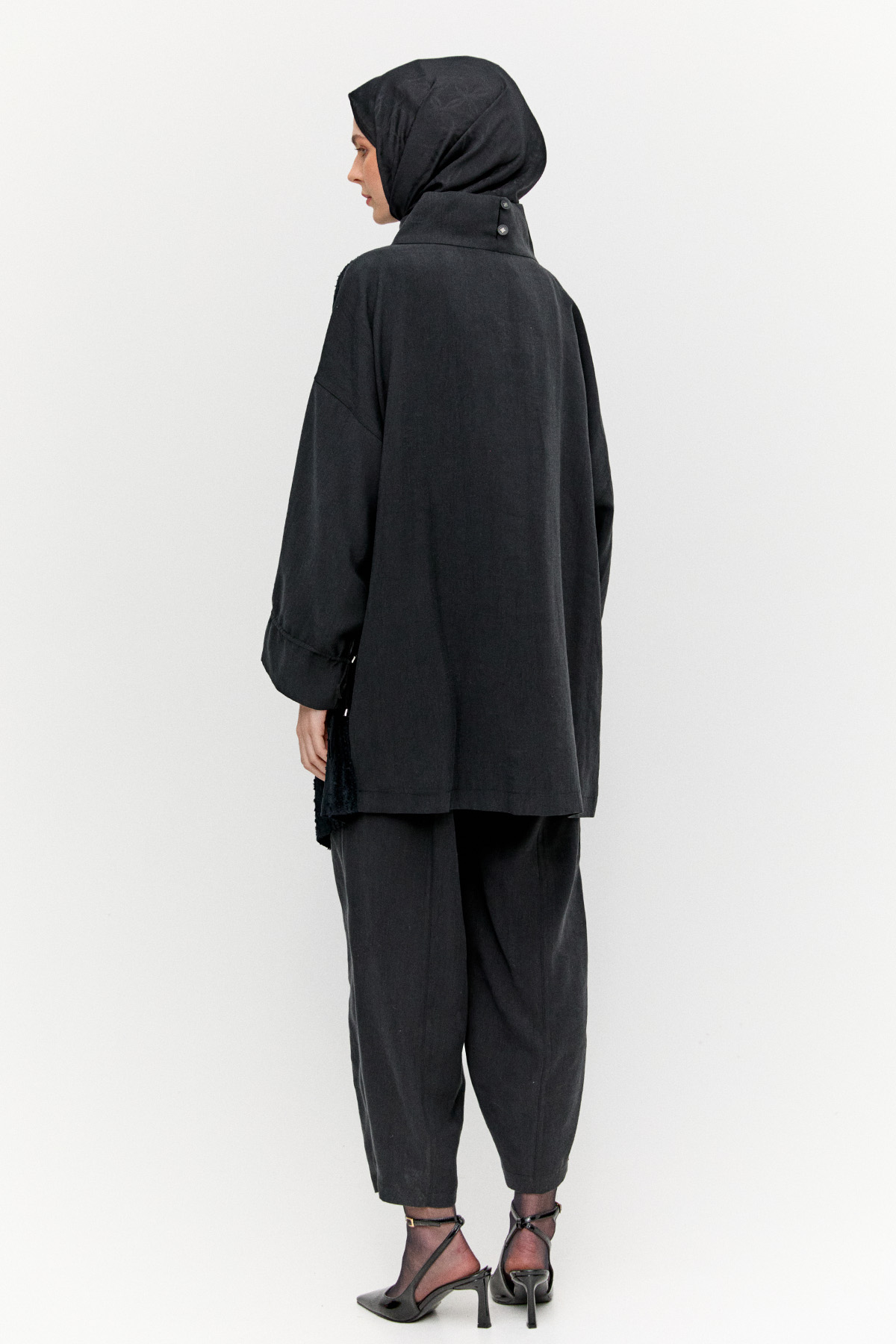 Dokulu Parçalı İkili Takım, Tesettür Giyim