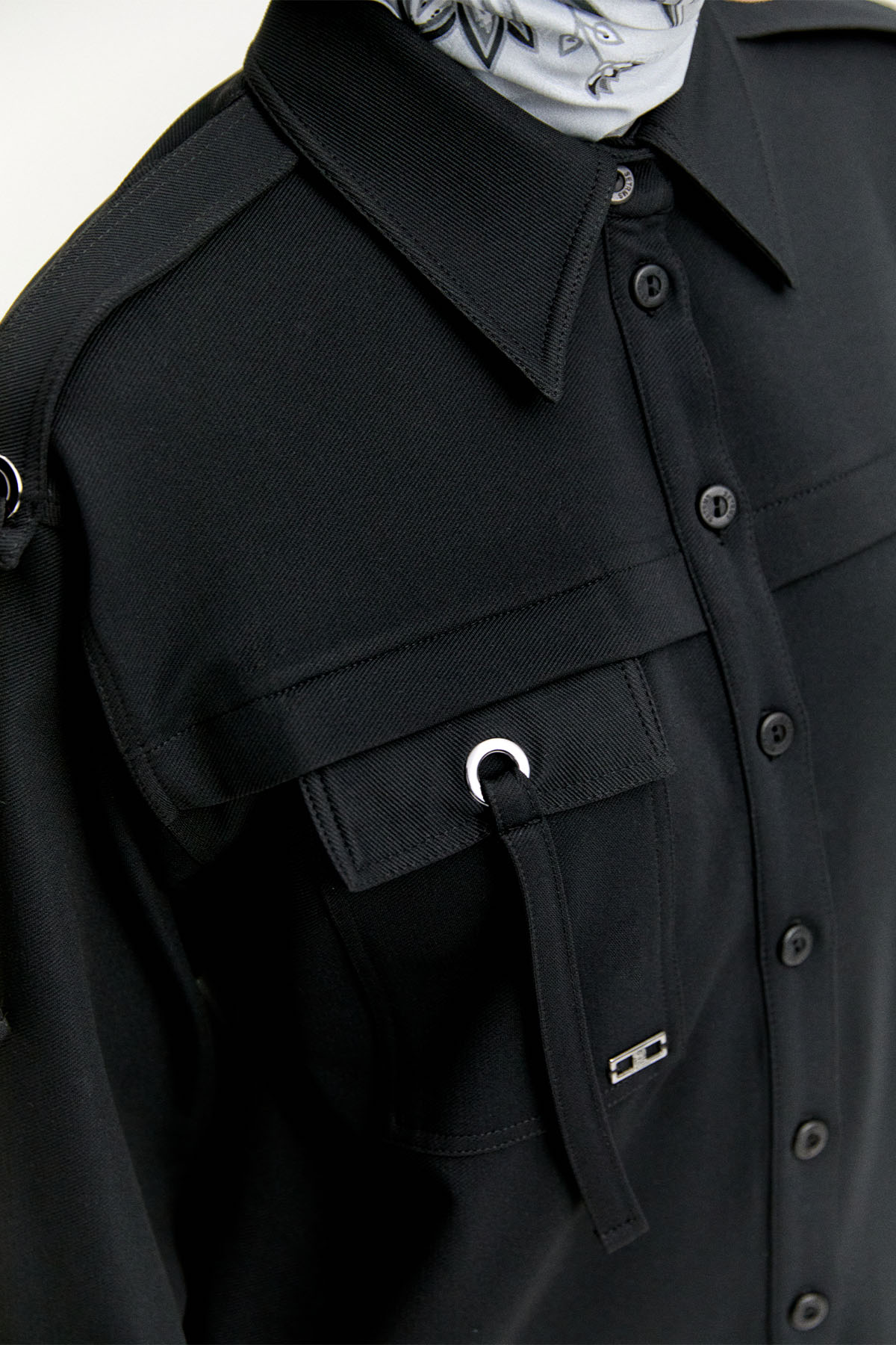 Kuşgözülü Gömlek Yaka İkili Takım, Tesettür Giyim