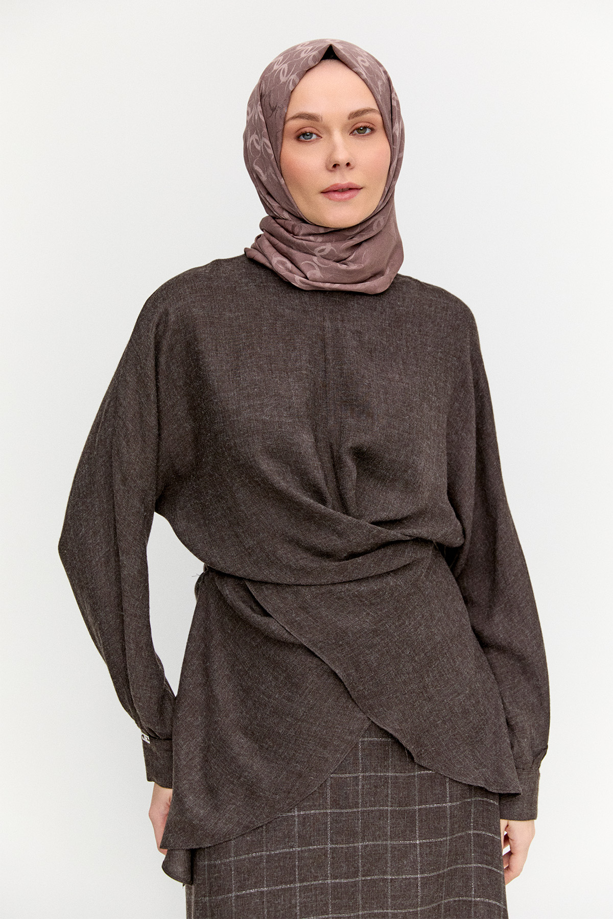 Beli Bağlamalı İkili Takım, Tesettür Giyim