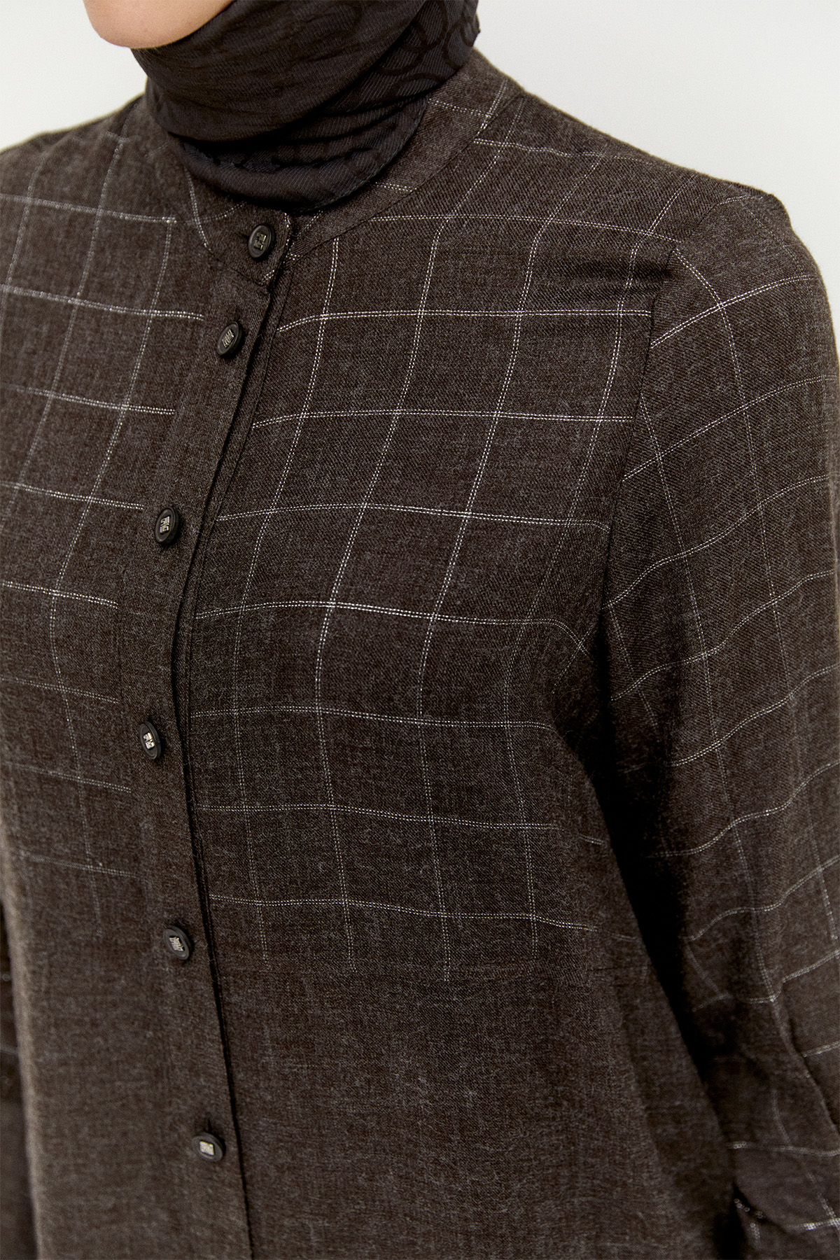 Kare Desenli Rahat Kesim İkili Takım