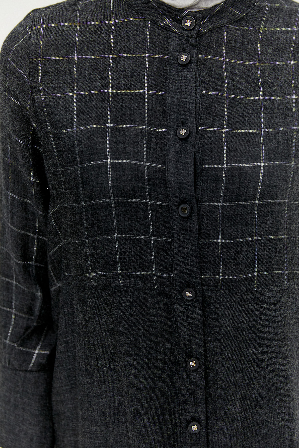 Kare Desenli Rahat Kesim İkili Takım