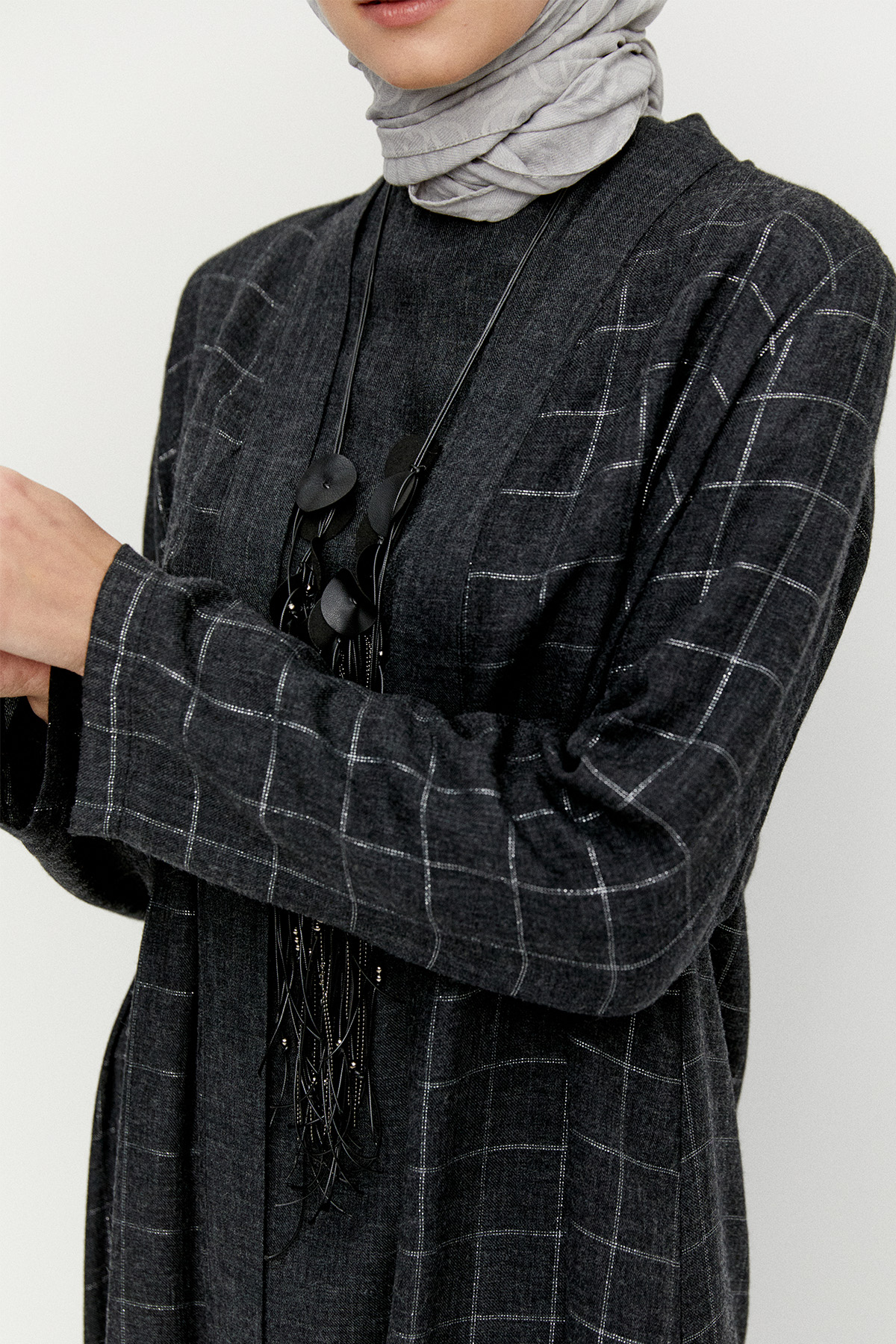 Yün Dokulu Melanjlı 3`Lü Takım