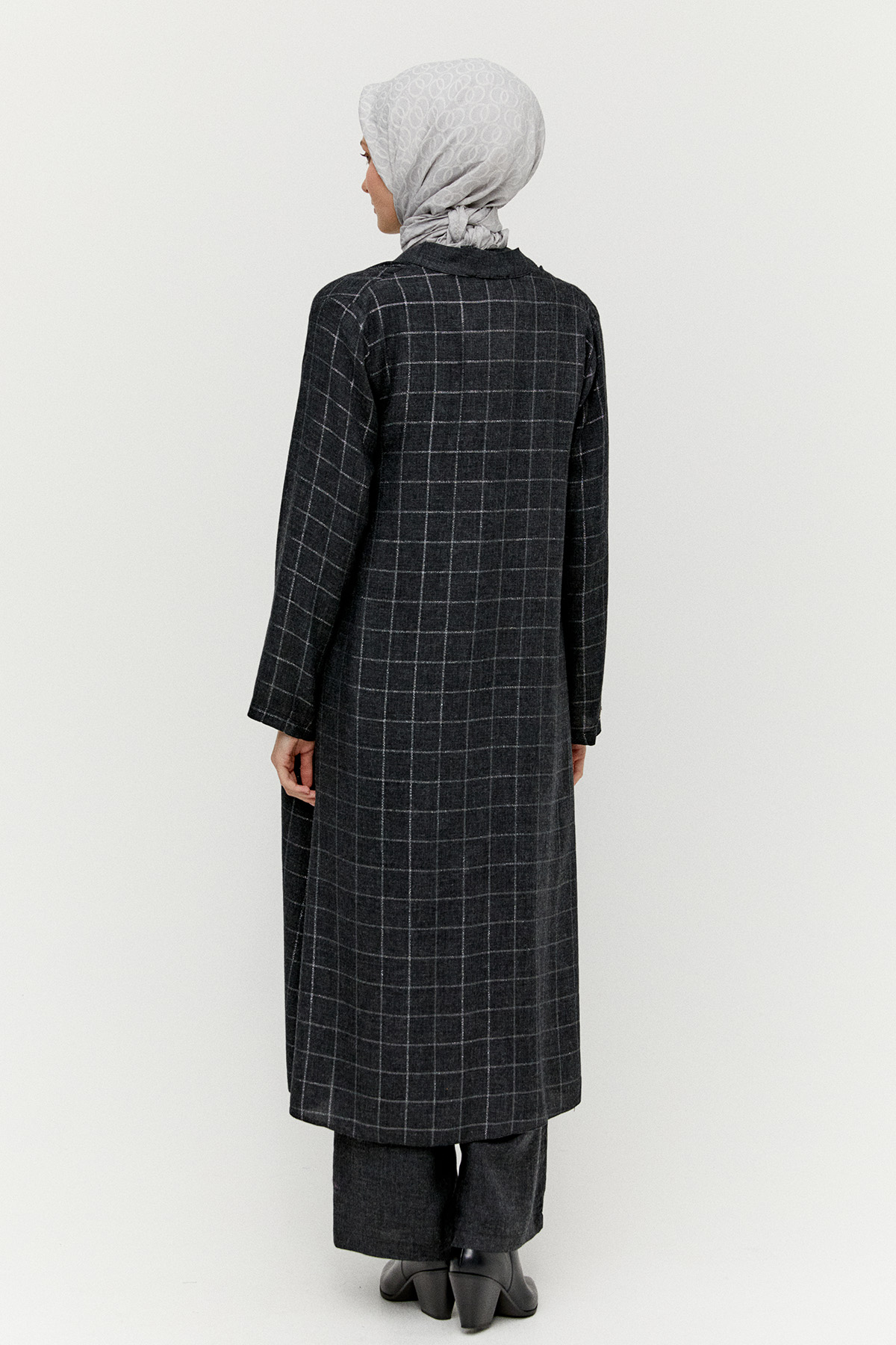 Yün Dokulu Melanjlı 3`Lü Takım