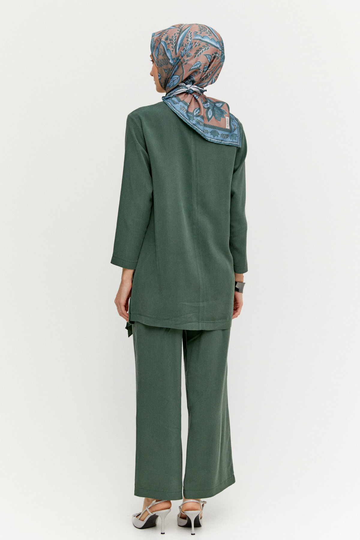 Geometrik Motifli İkili Takım, Tesettür Giyim