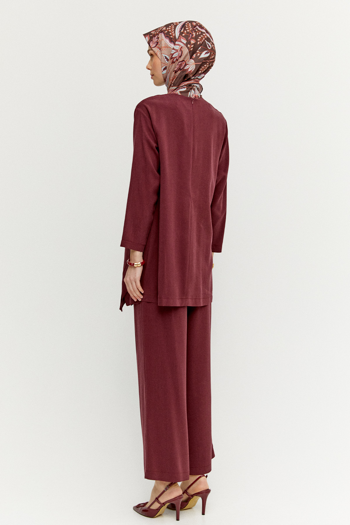 Geometrik Motifli İkili Takım, Tesettür Giyim