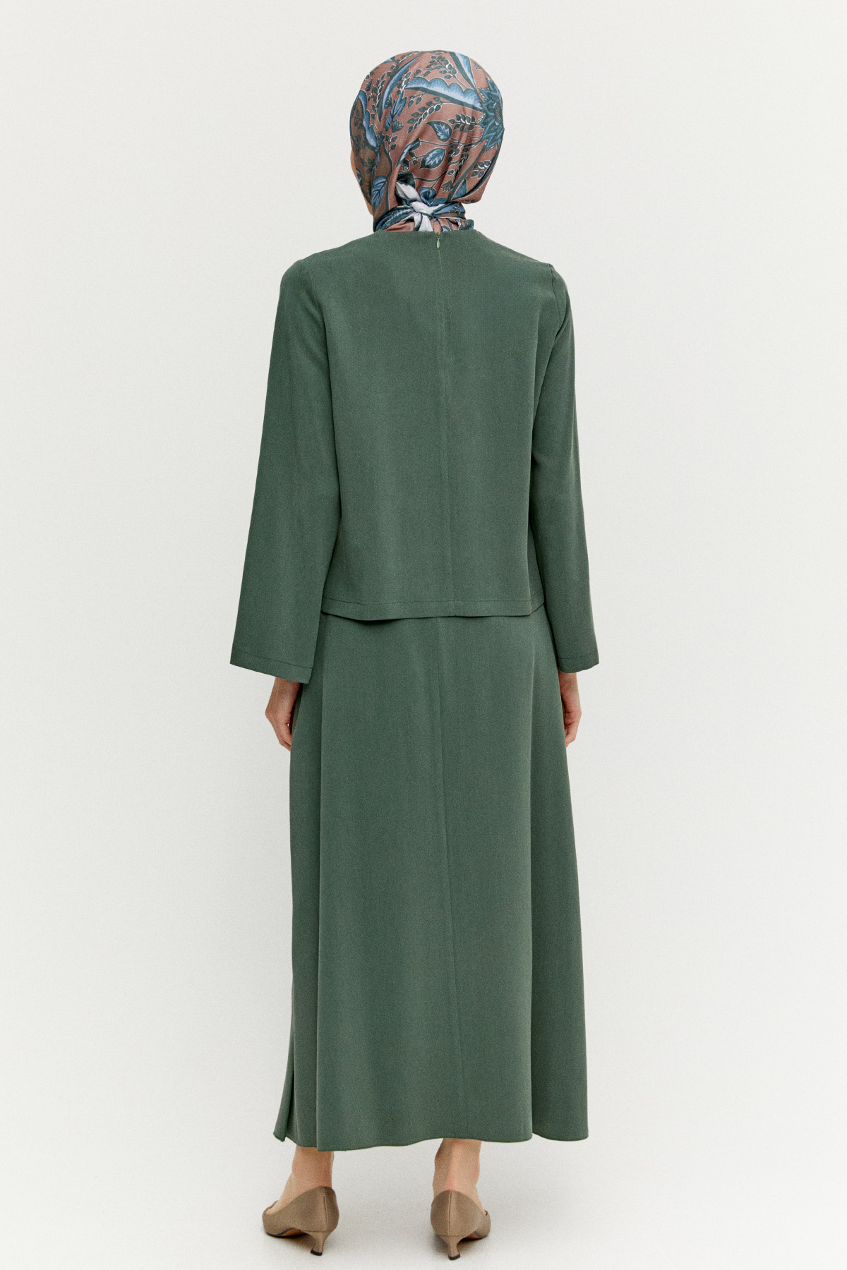 Etekli Lyocell İkili Takım, Tesettür Giyim