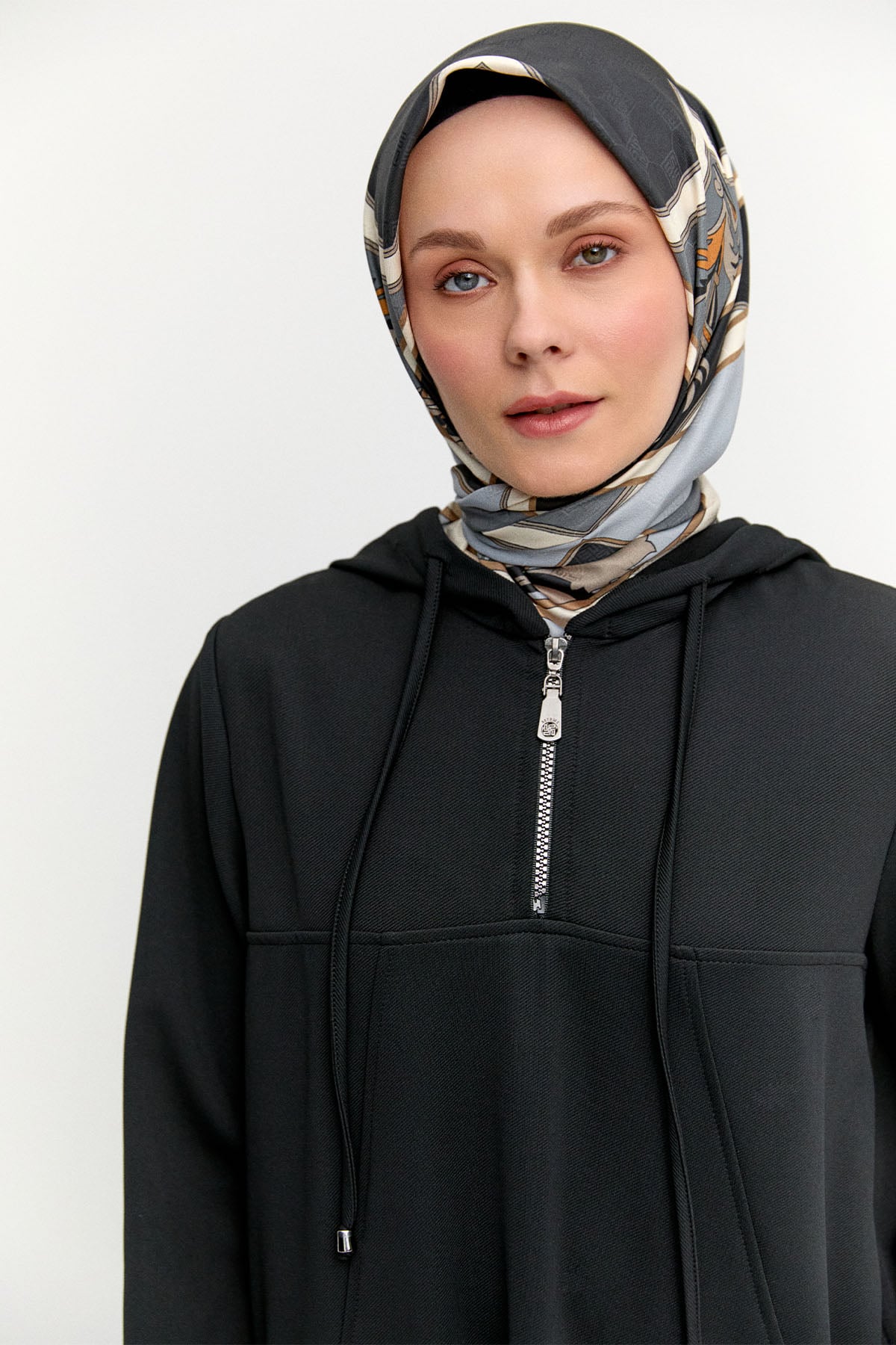 Kapüşonlu Tunik Pantolon Takım, Tesettür Giyim