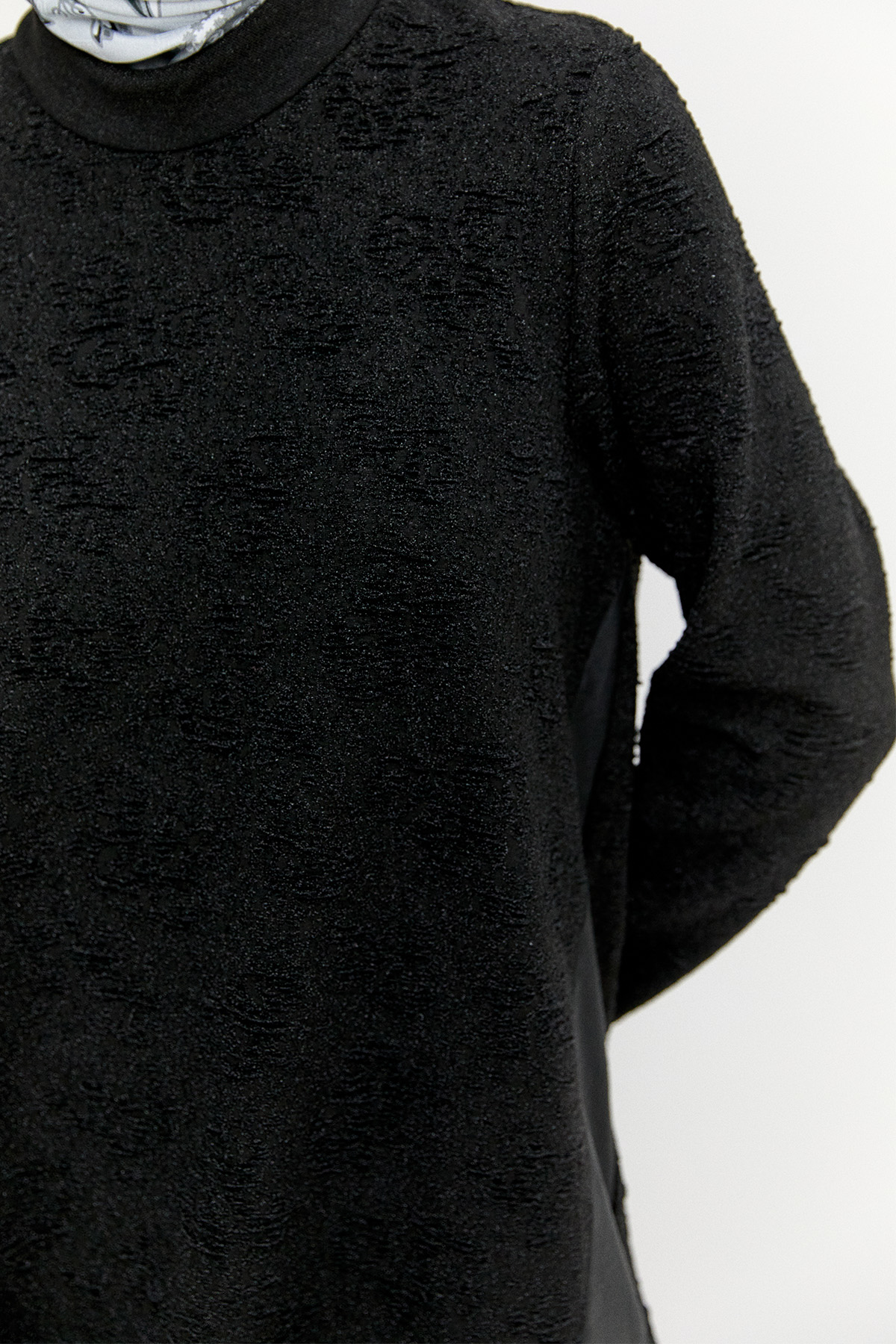 Paraşüt Detaylı Simli İkili Takım, Tesettür Giyim