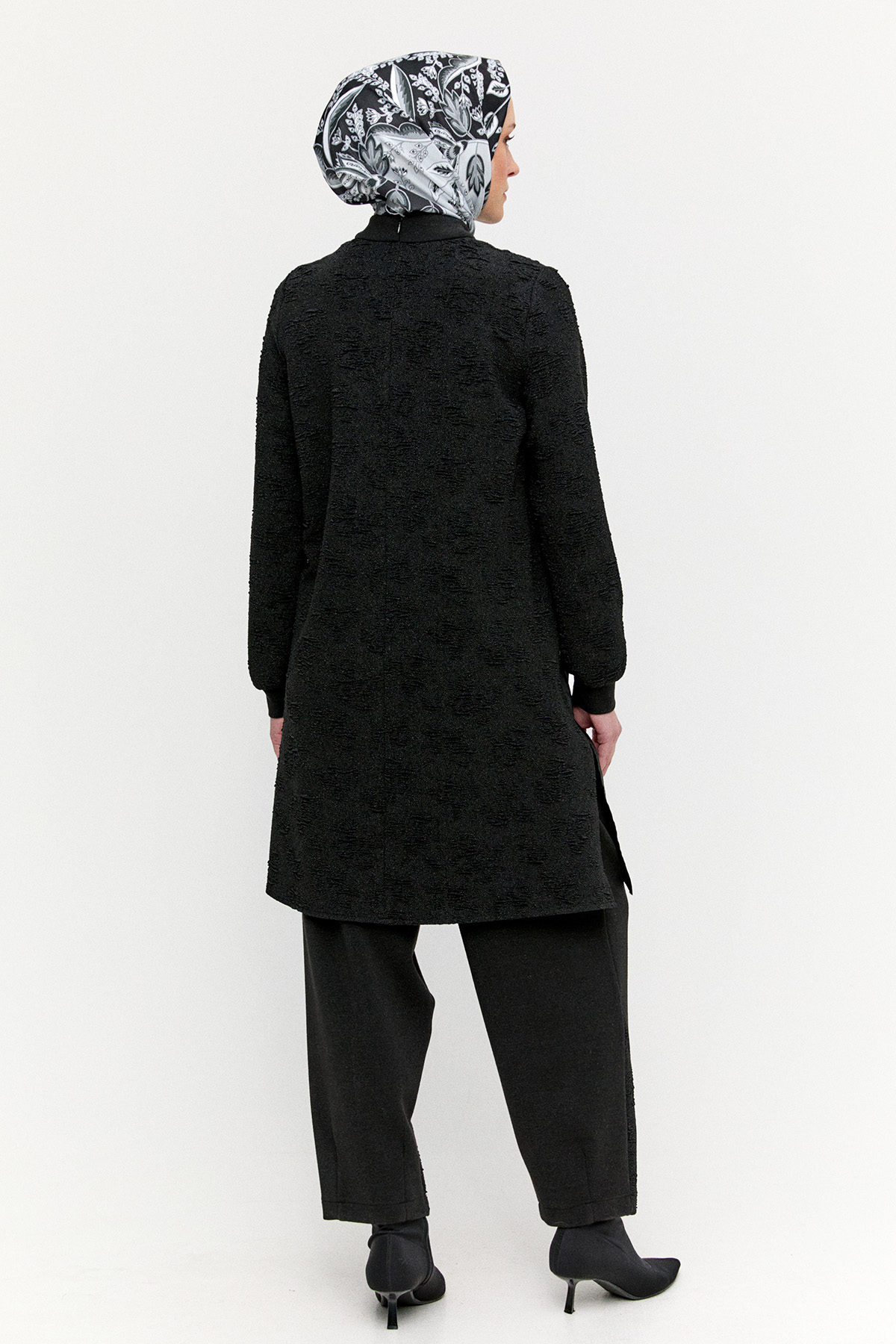 Paraşüt Detaylı Simli İkili Takım, Tesettür Giyim