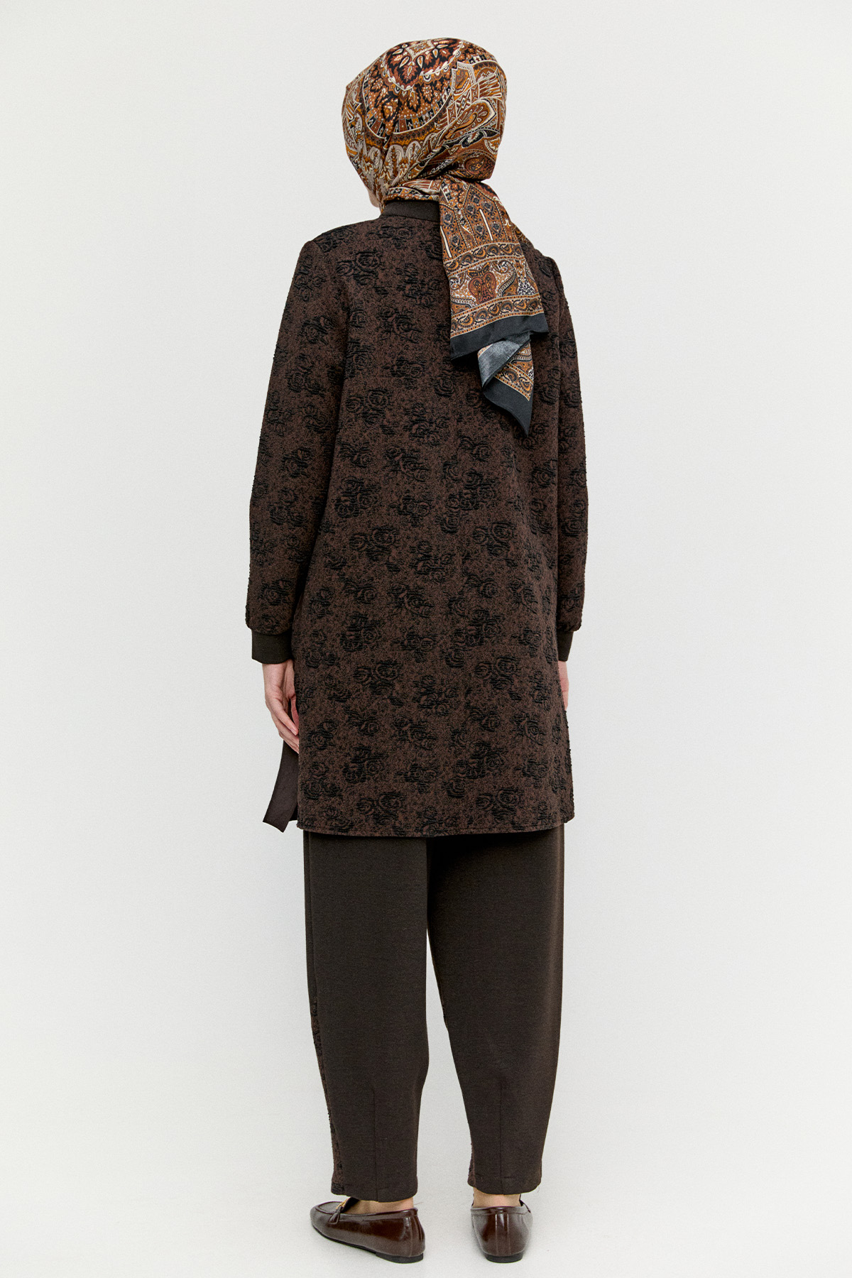 Paraşüt Detaylı Simli İkili Takım, Tesettür Giyim