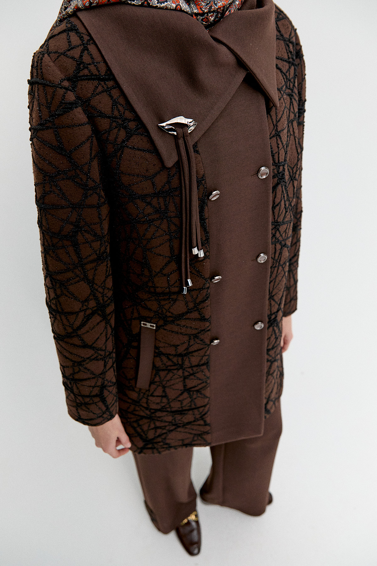 Mendil Yaka Örme İkili Takım, Tesettür Giyim