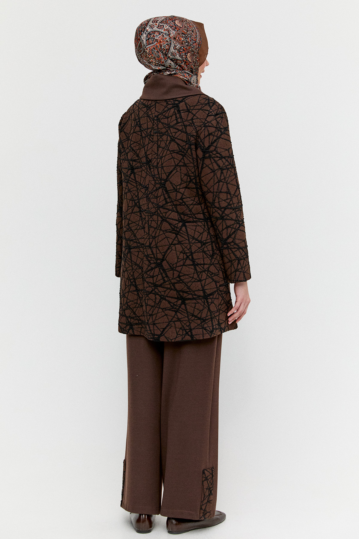 Mendil Yaka Örme İkili Takım, Tesettür Giyim