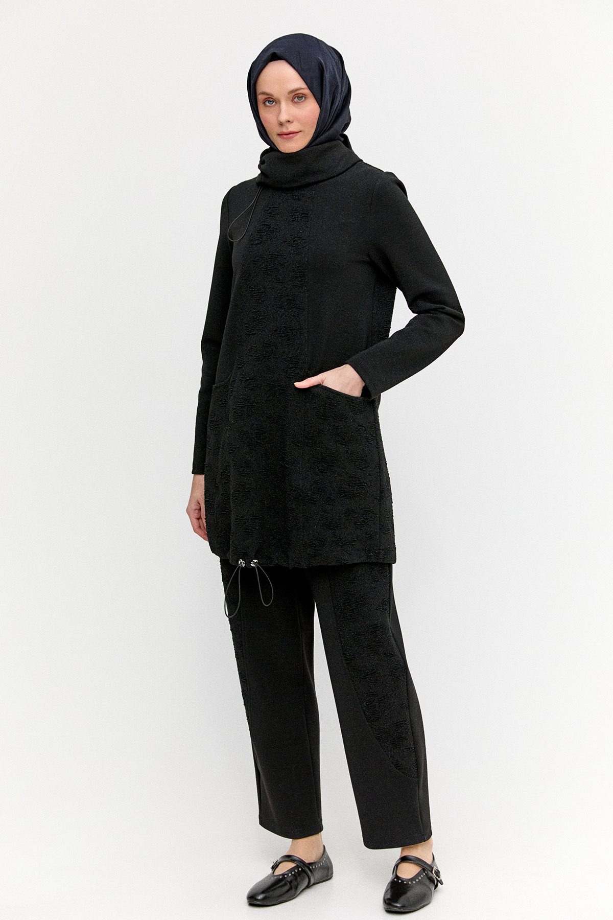 Simli Dokulu İkili Takım, Tesettür Giyim